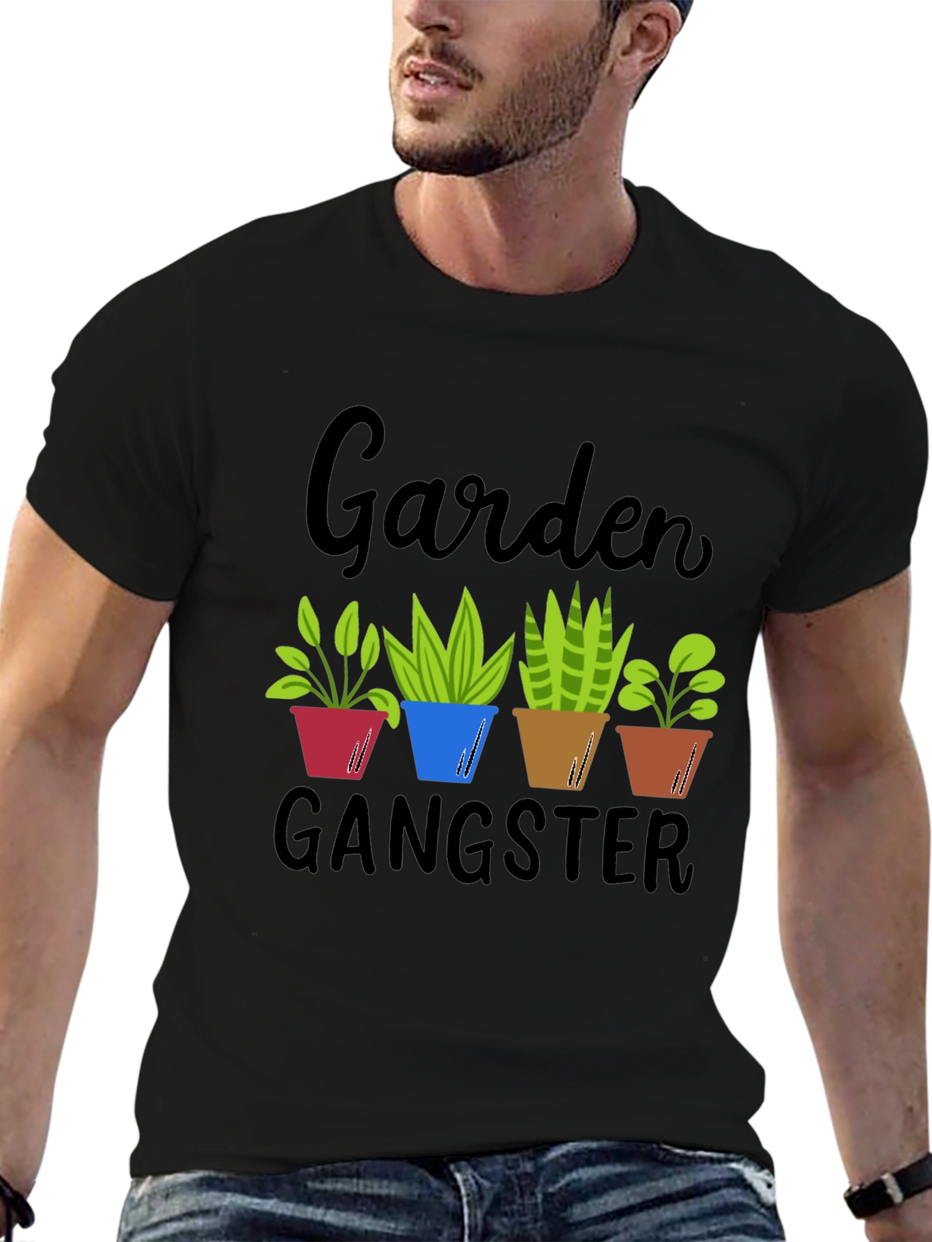 Garden Gangster T-Shirt - Funny Gardening Tee
