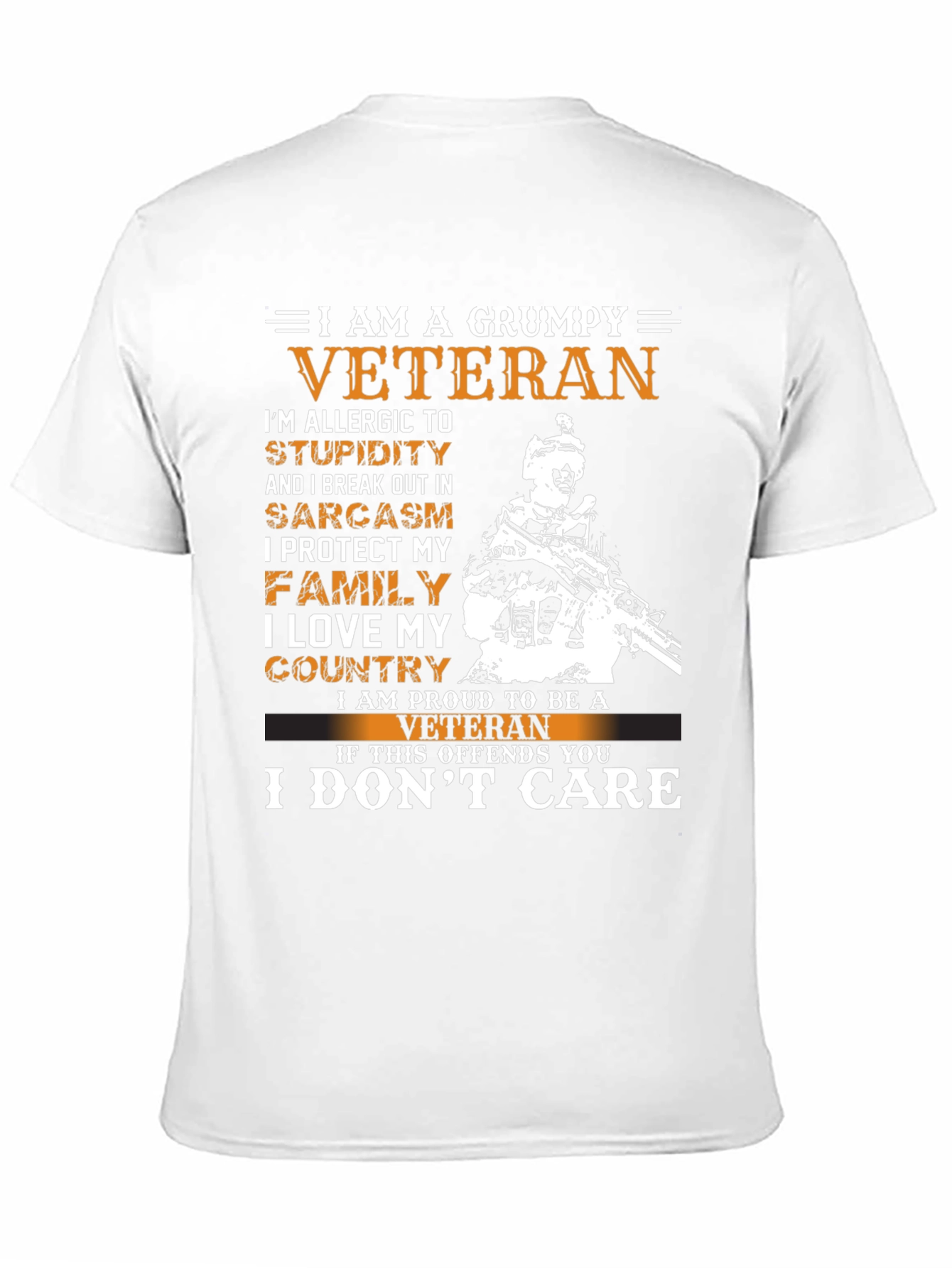 Grumpy Veteran Graphic T-Shirt