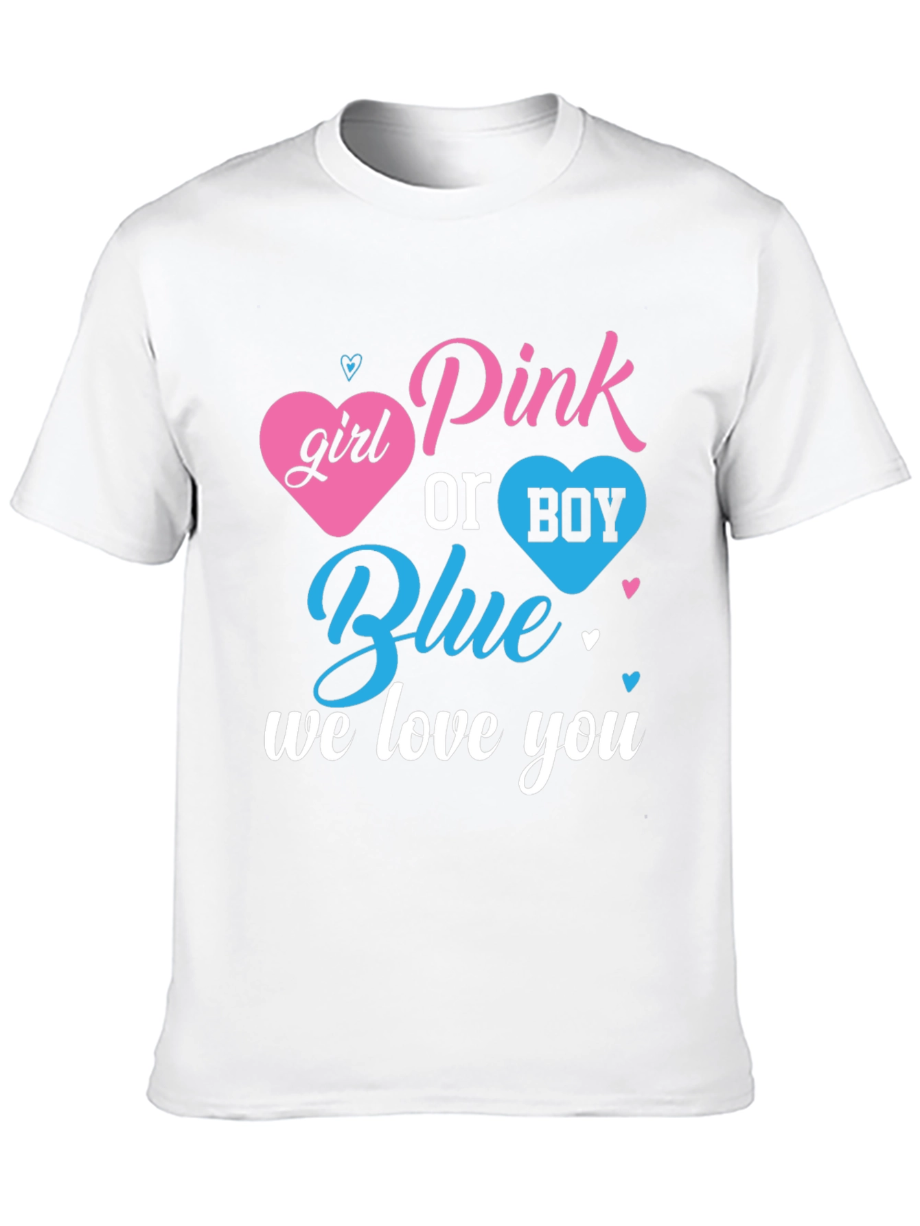 Pink or Blue Gender Reveal T-Shirt