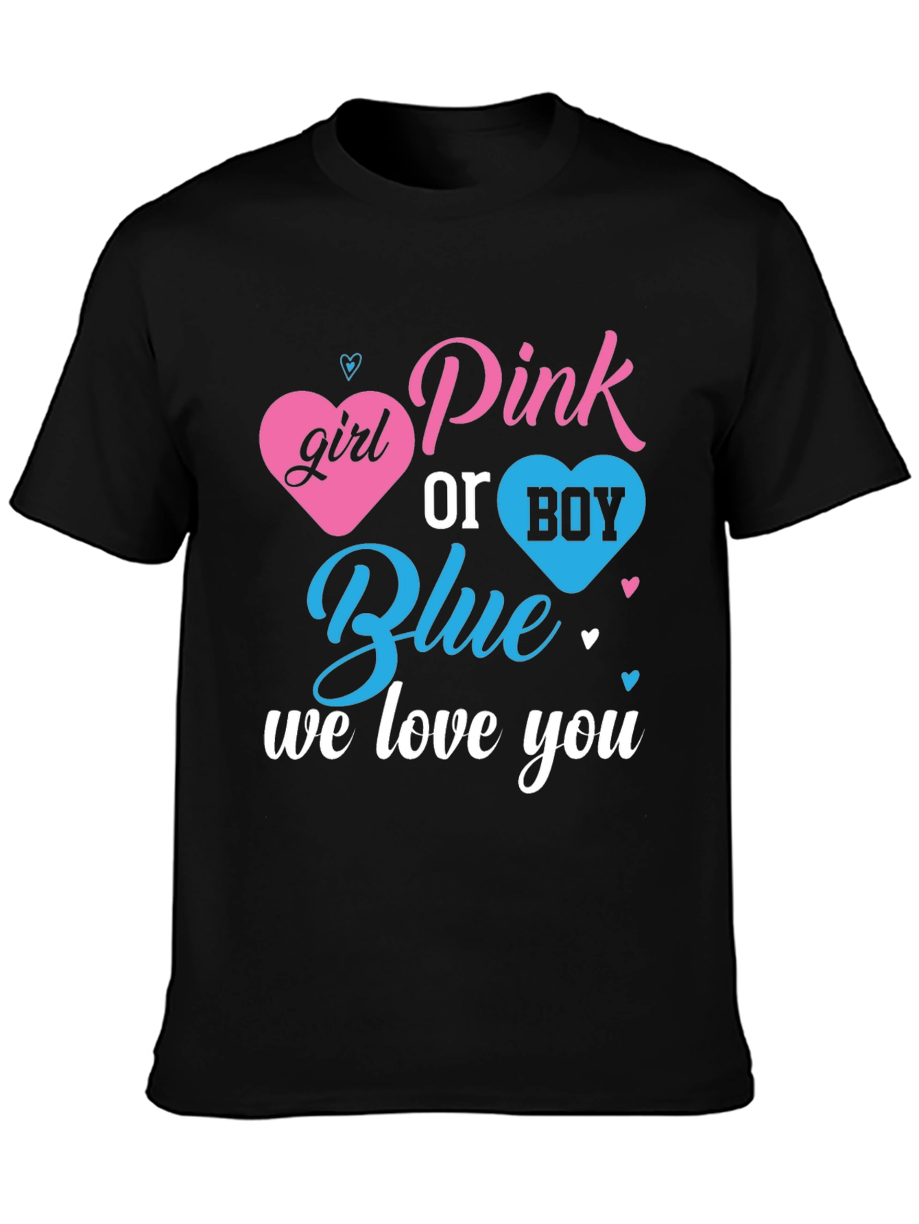 Pink or Blue Gender Reveal T-Shirt