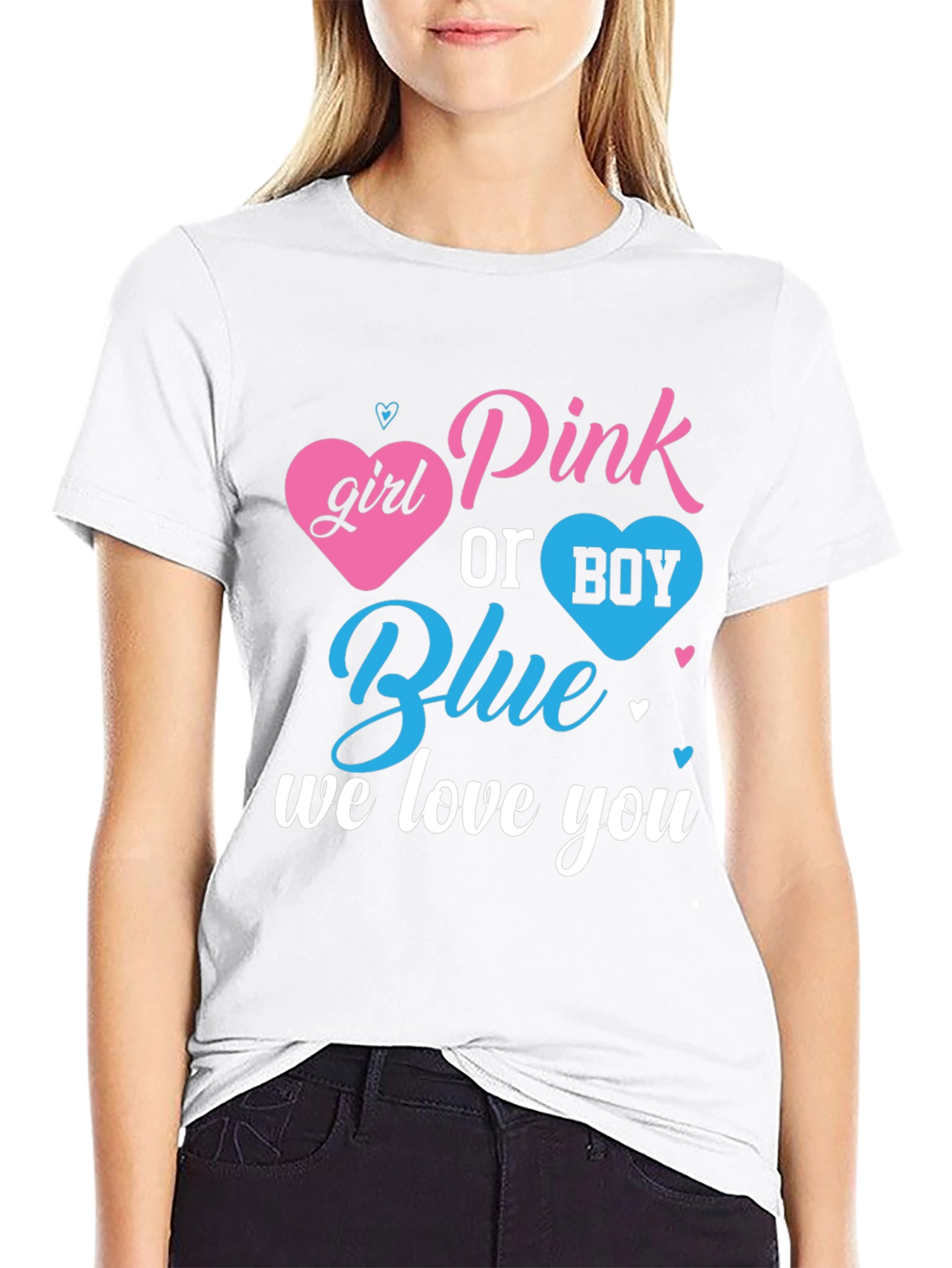 Pink or Blue Gender Reveal T-Shirt