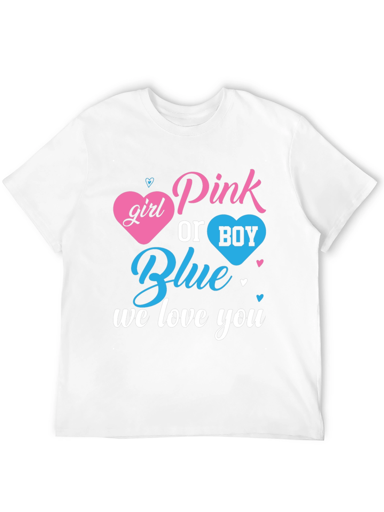 Pink or Blue Gender Reveal T-Shirt