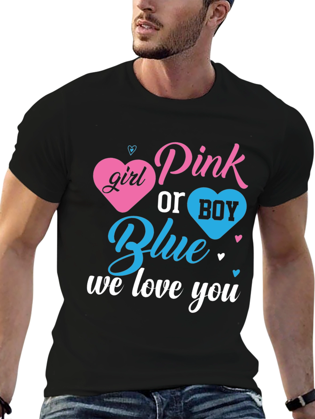 Pink or Blue Gender Reveal T-Shirt
