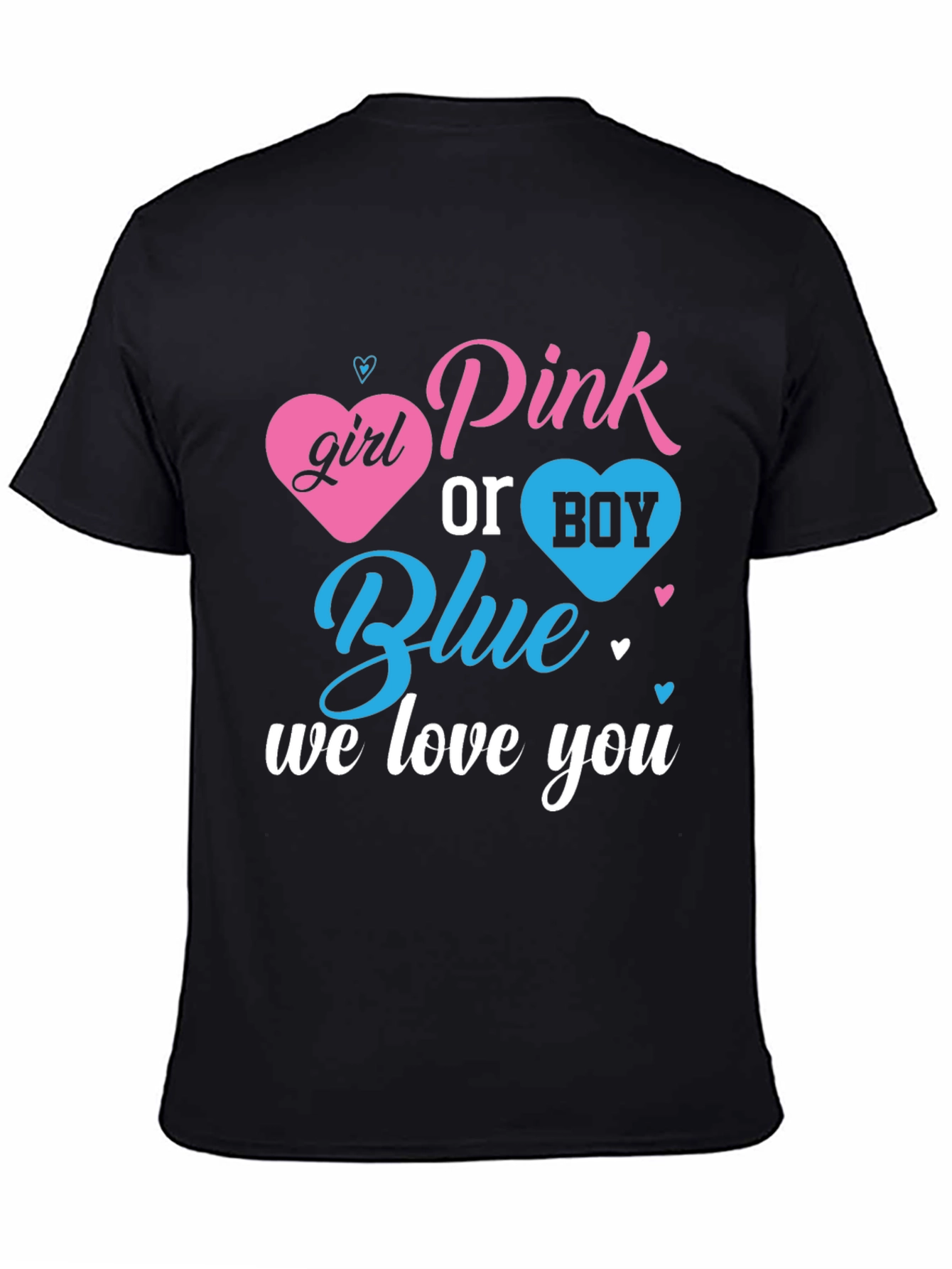Pink or Blue Gender Reveal T-Shirt