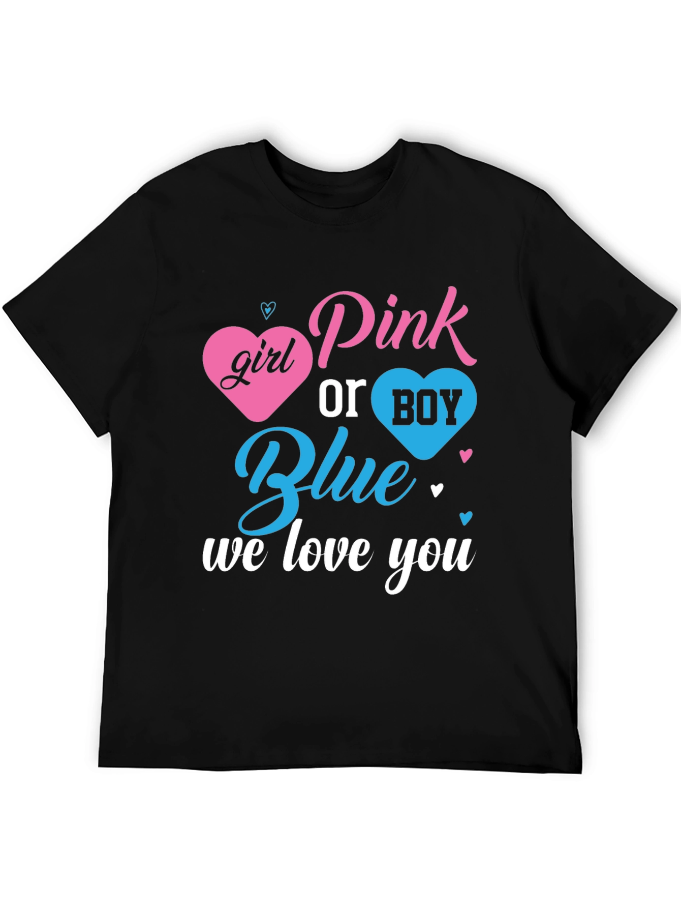 Pink or Blue Gender Reveal T-Shirt