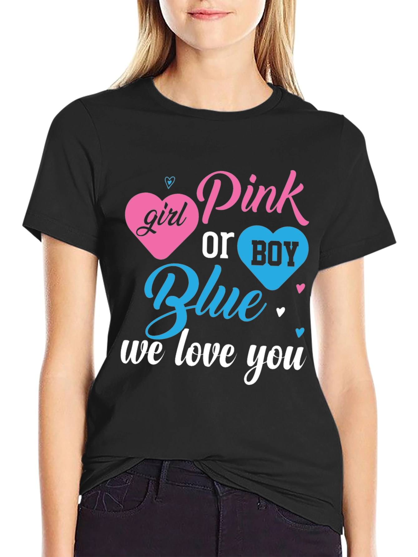 Pink or Blue Gender Reveal T-Shirt