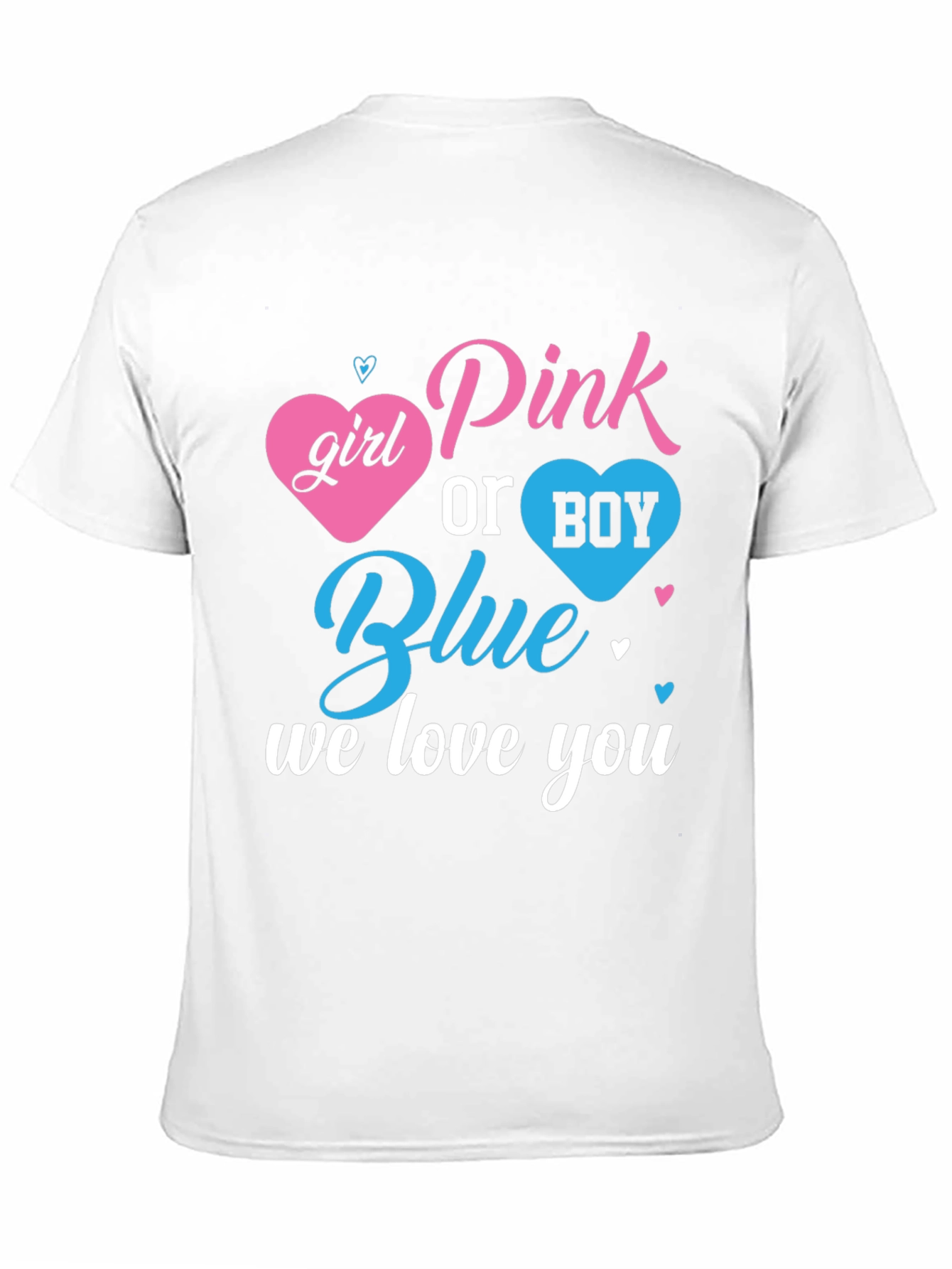 Pink or Blue Gender Reveal T-Shirt