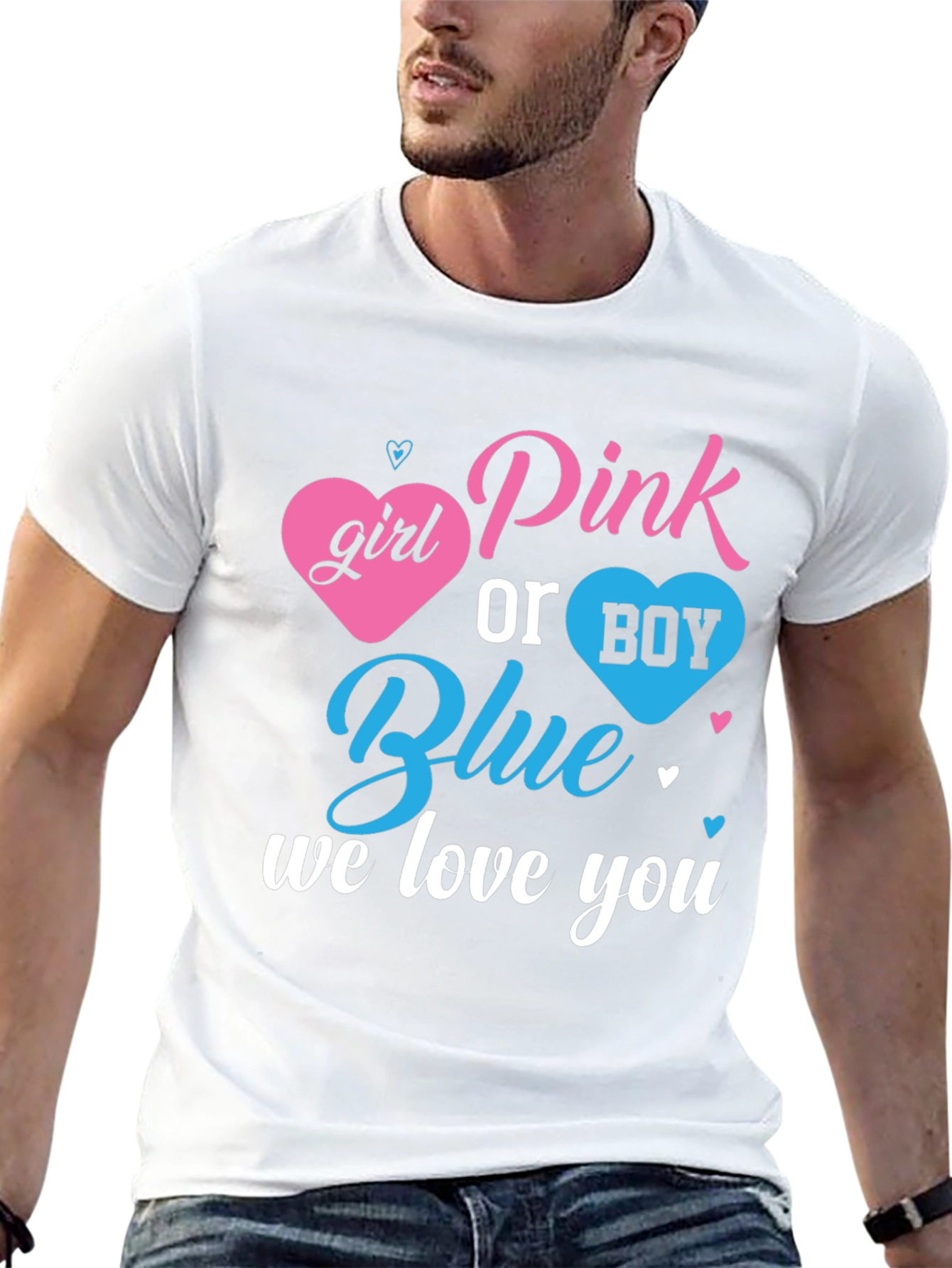 Pink or Blue Gender Reveal T-Shirt