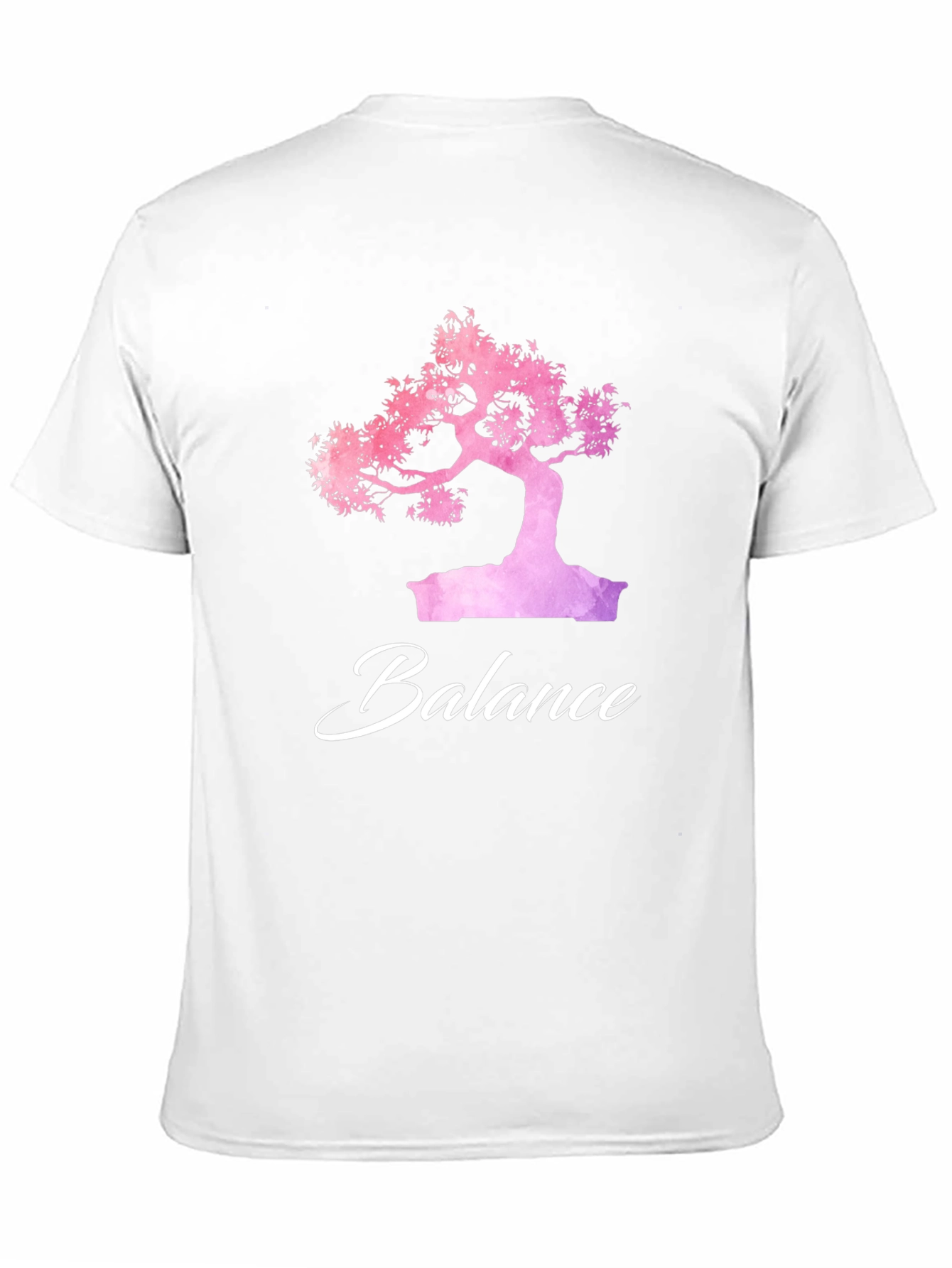 Balance Bonsai Tree Graphic T-Shirt - Zen Style