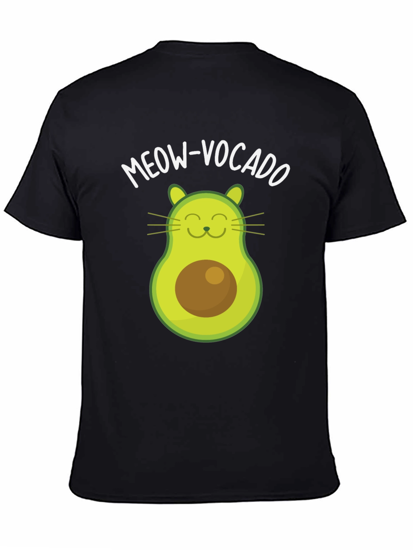 Meow-Vocado Funny Cat Avocado T-Shirt