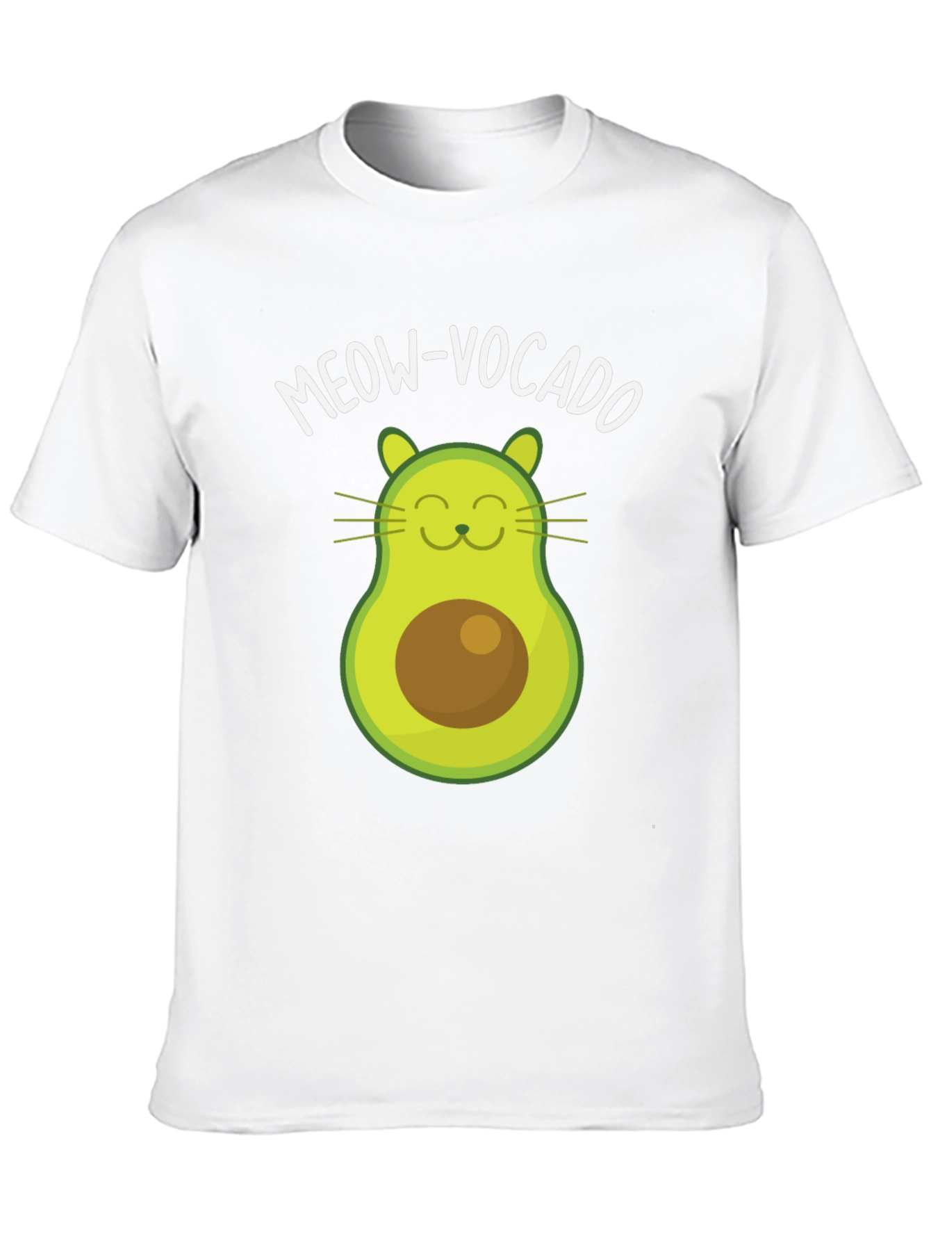 Meow-Vocado Funny Cat Avocado T-Shirt