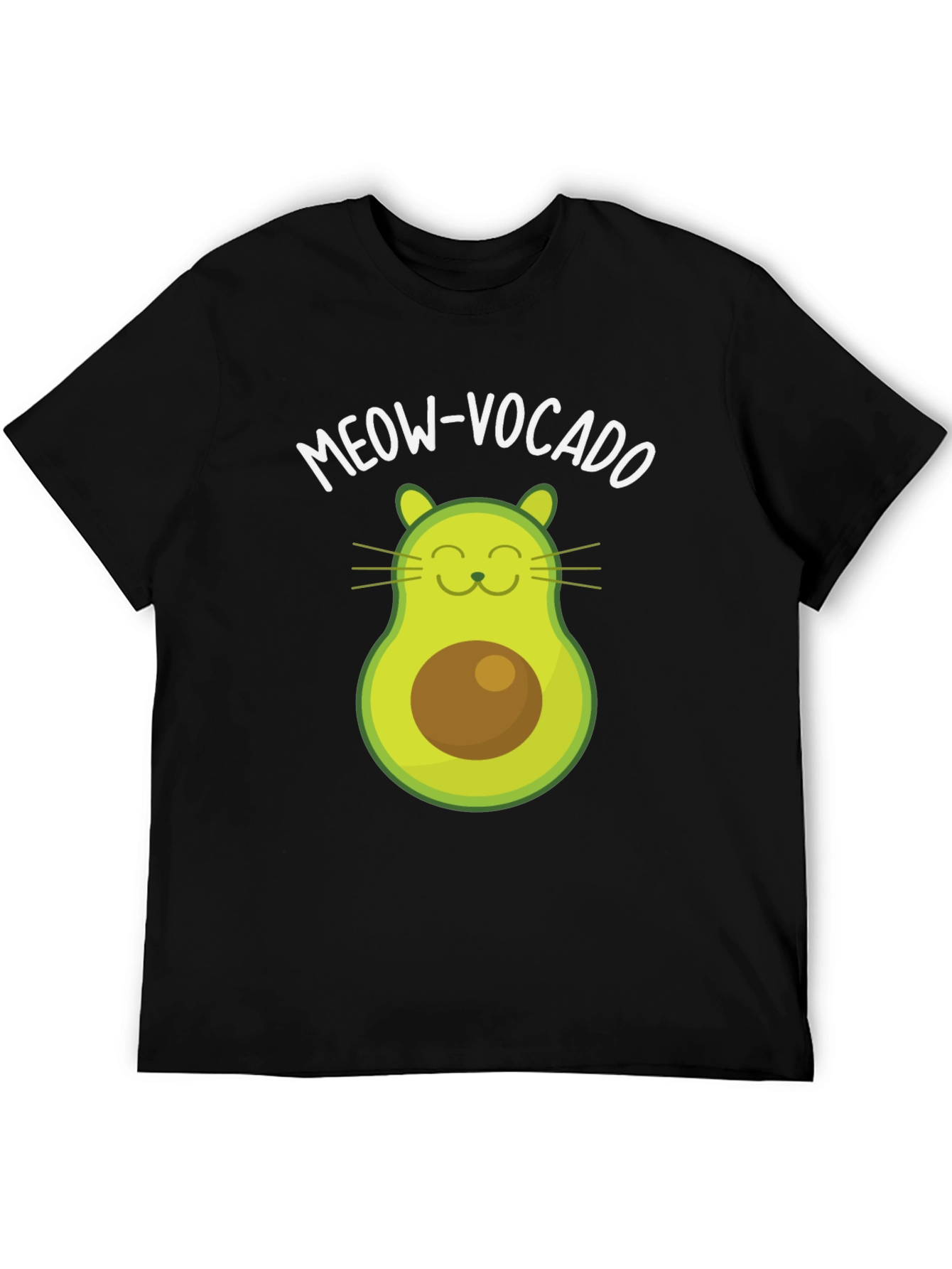 Meow-Vocado Funny Cat Avocado T-Shirt