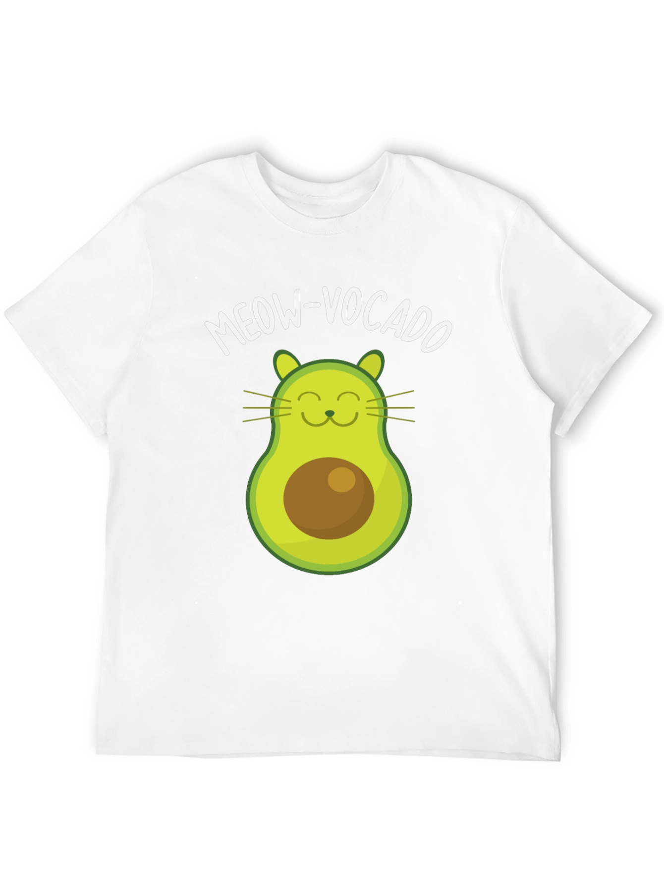 Meow-Vocado Funny Cat Avocado T-Shirt