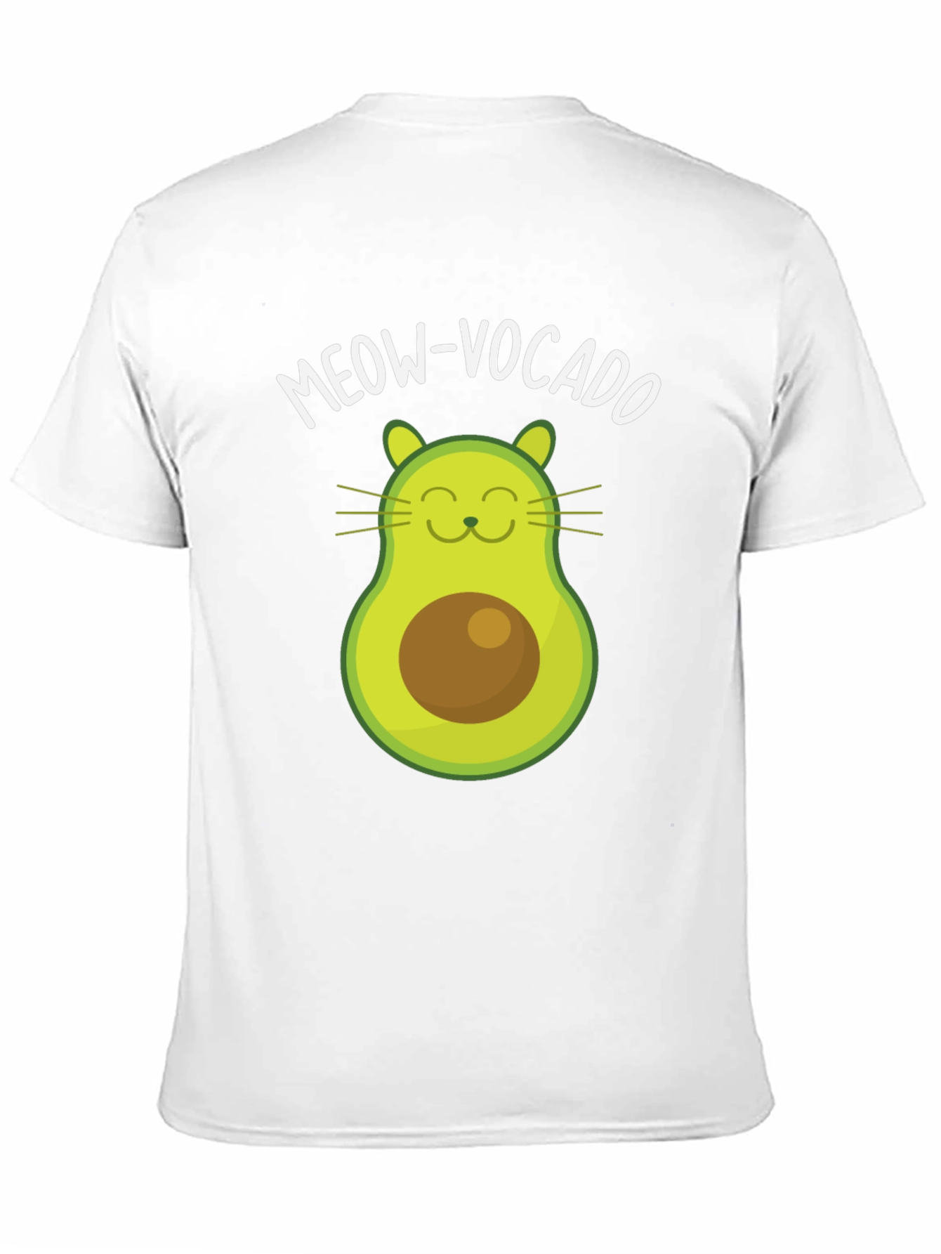 Meow-Vocado Funny Cat Avocado T-Shirt