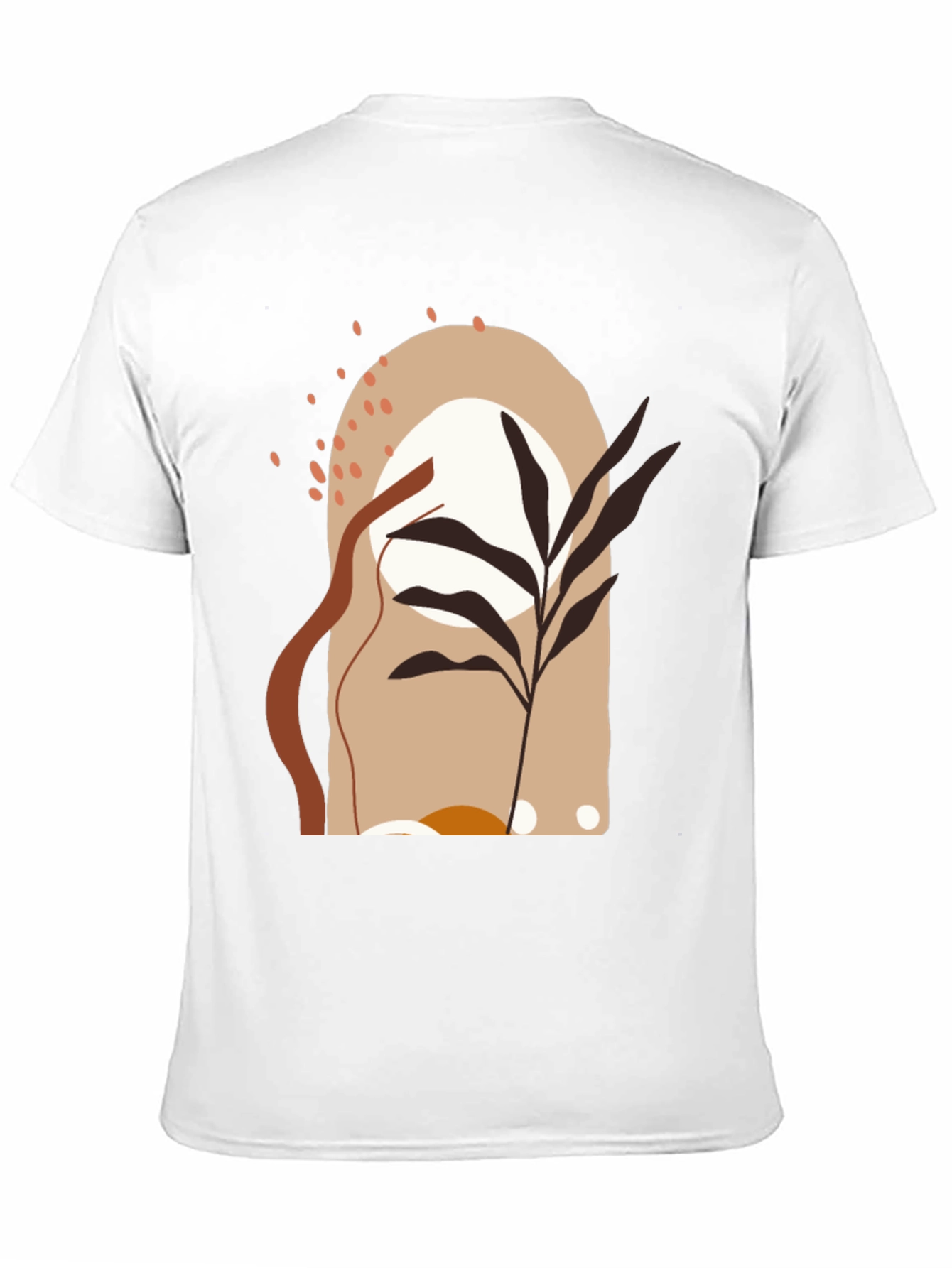 Abstract Art Graphic T-Shirt - Casual Style