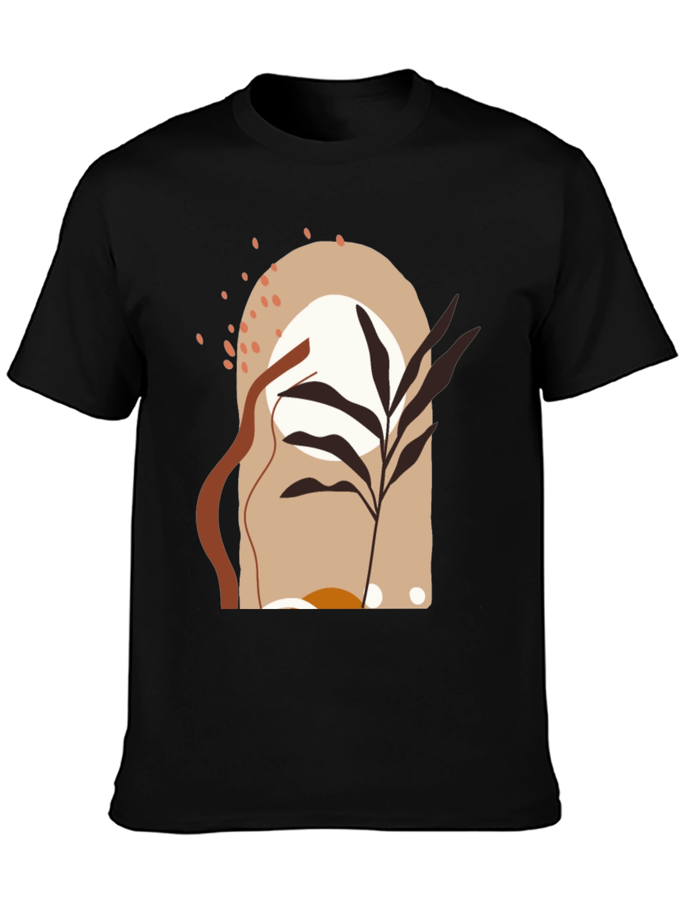 Abstract Art Graphic T-Shirt - Casual Style