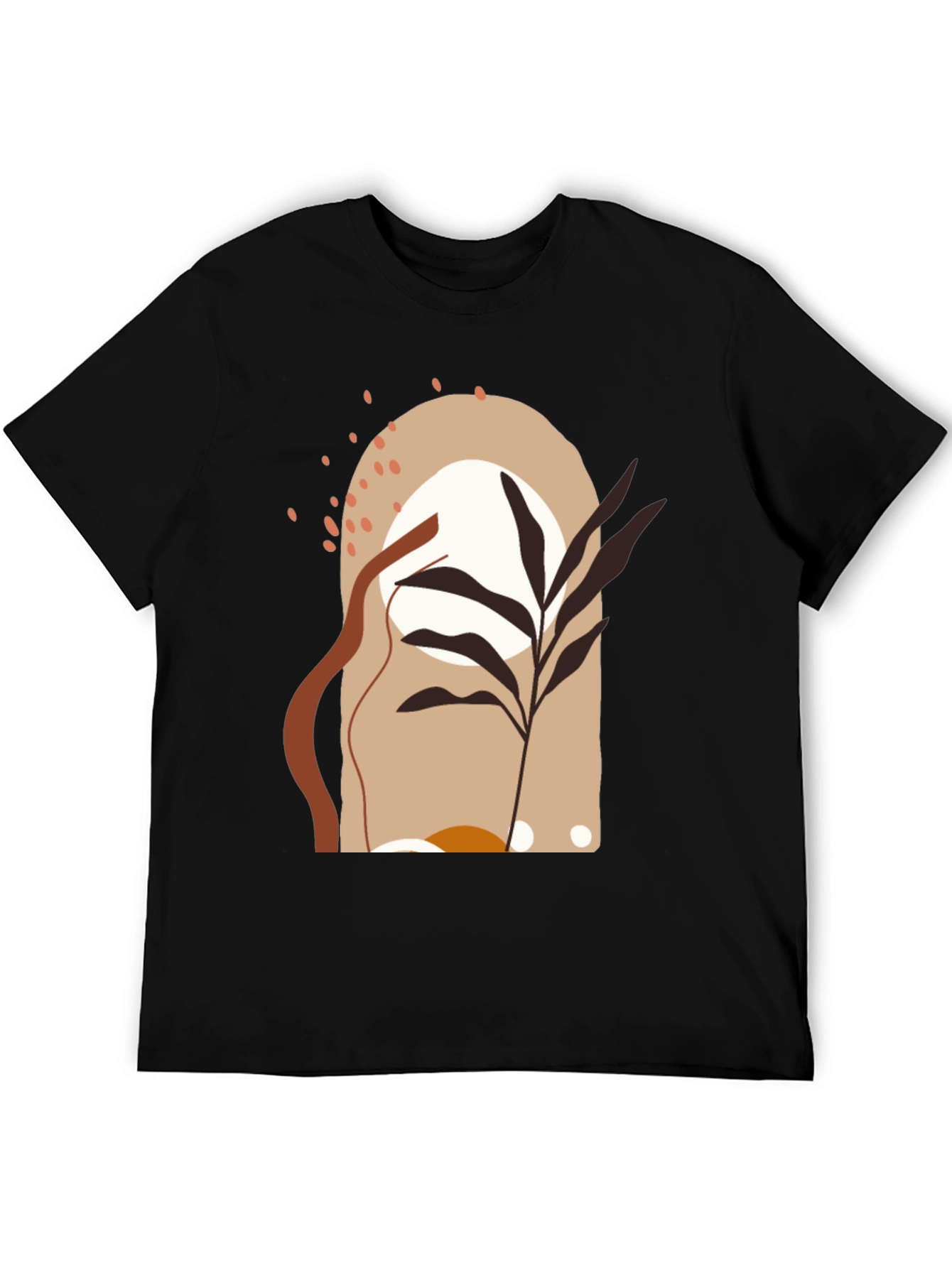 Abstract Art Graphic T-Shirt - Casual Style
