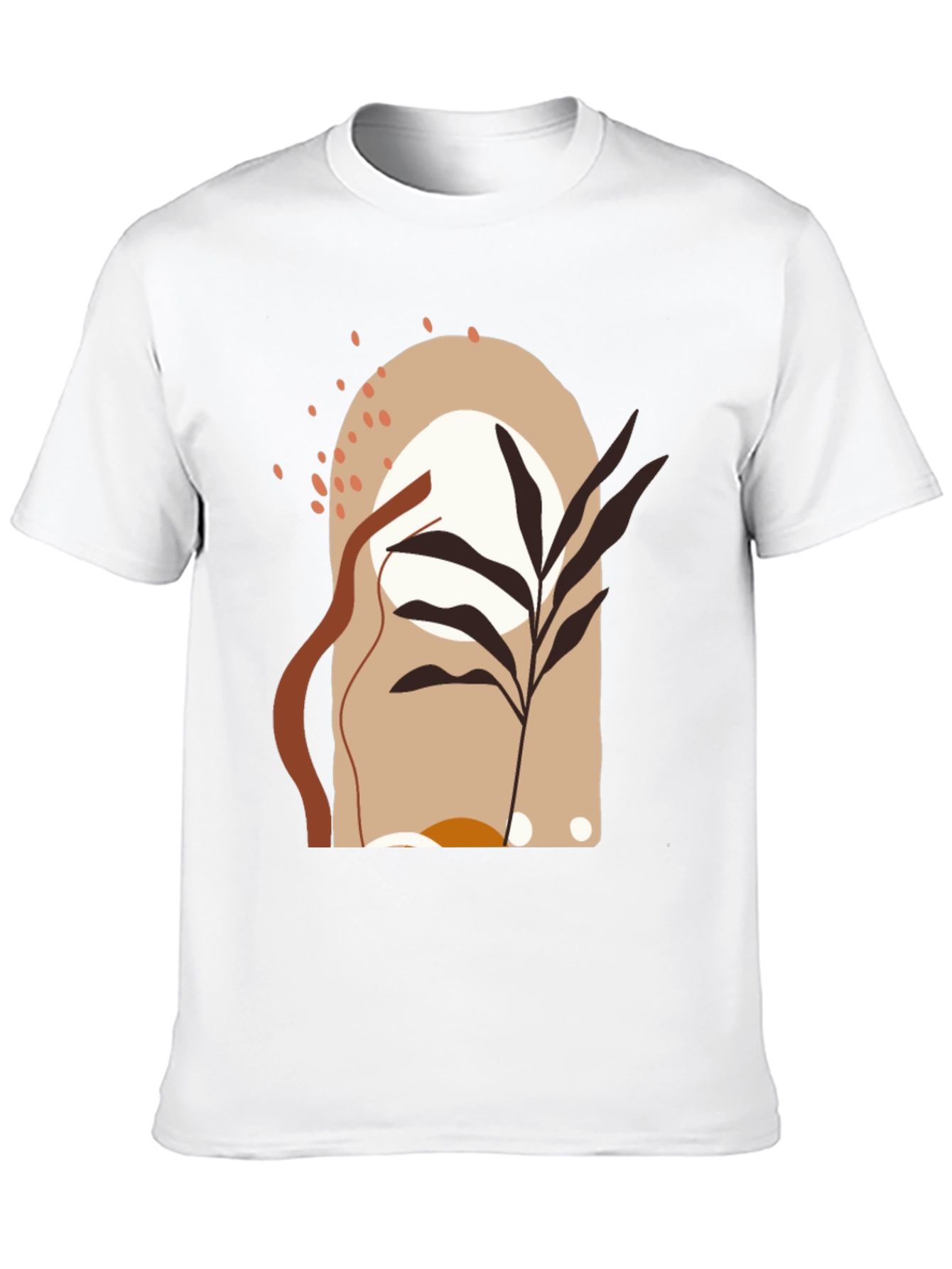 Abstract Art Graphic T-Shirt - Casual Style