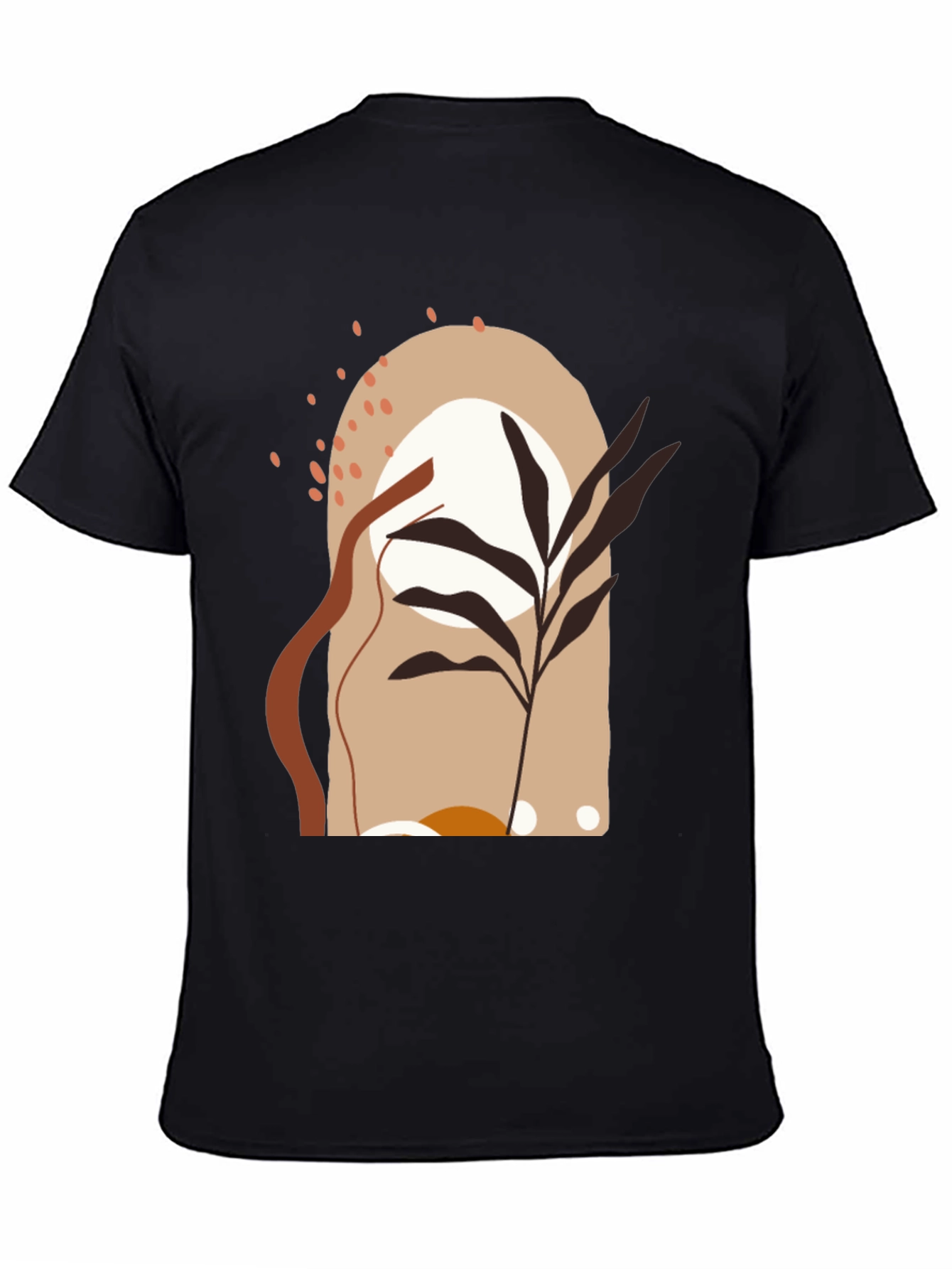 Abstract Art Graphic T-Shirt - Casual Style