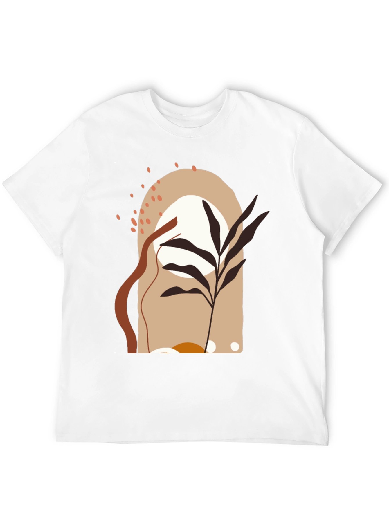 Abstract Art Graphic T-Shirt - Casual Style