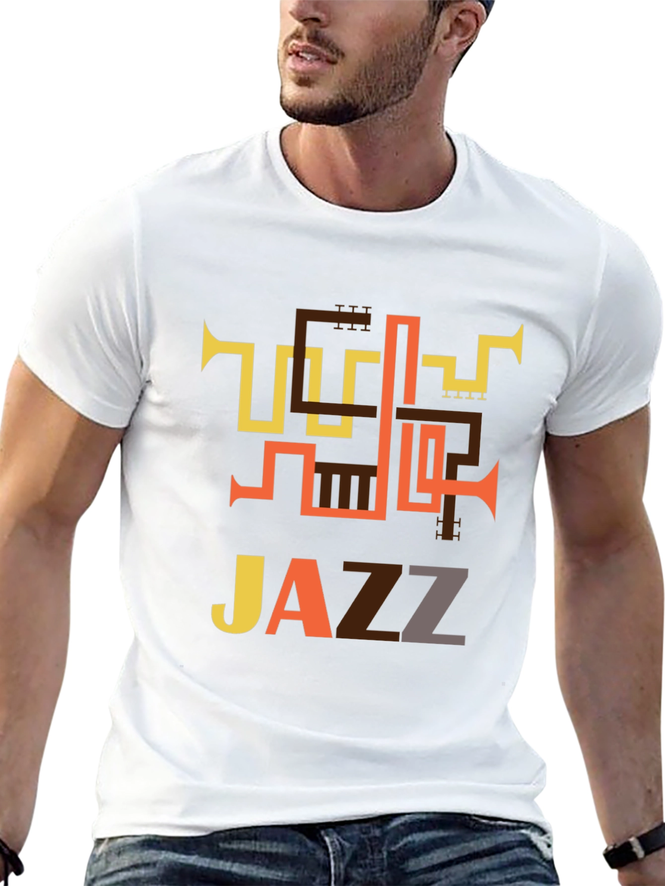 Jazz Music Graphic Tee - Stylish Band T-Shirt