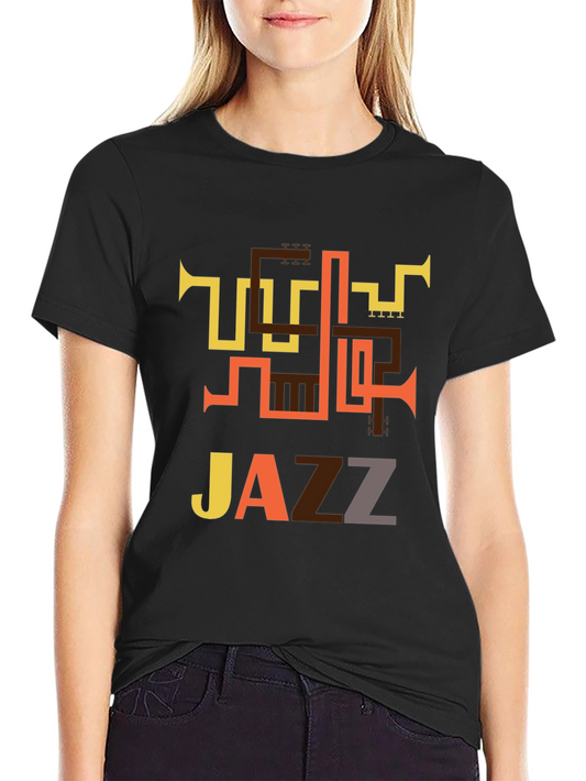 Jazz Music Graphic Tee - Stylish Band T-Shirt