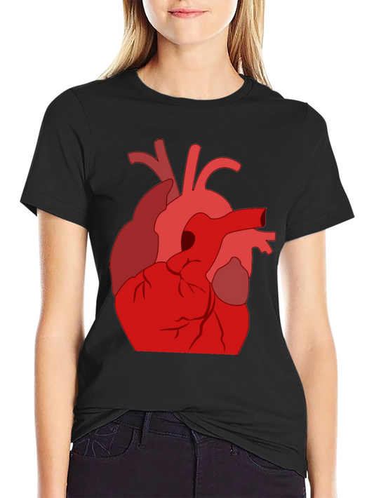 Anatomical Heart Graphic T-Shirt - Unique Design