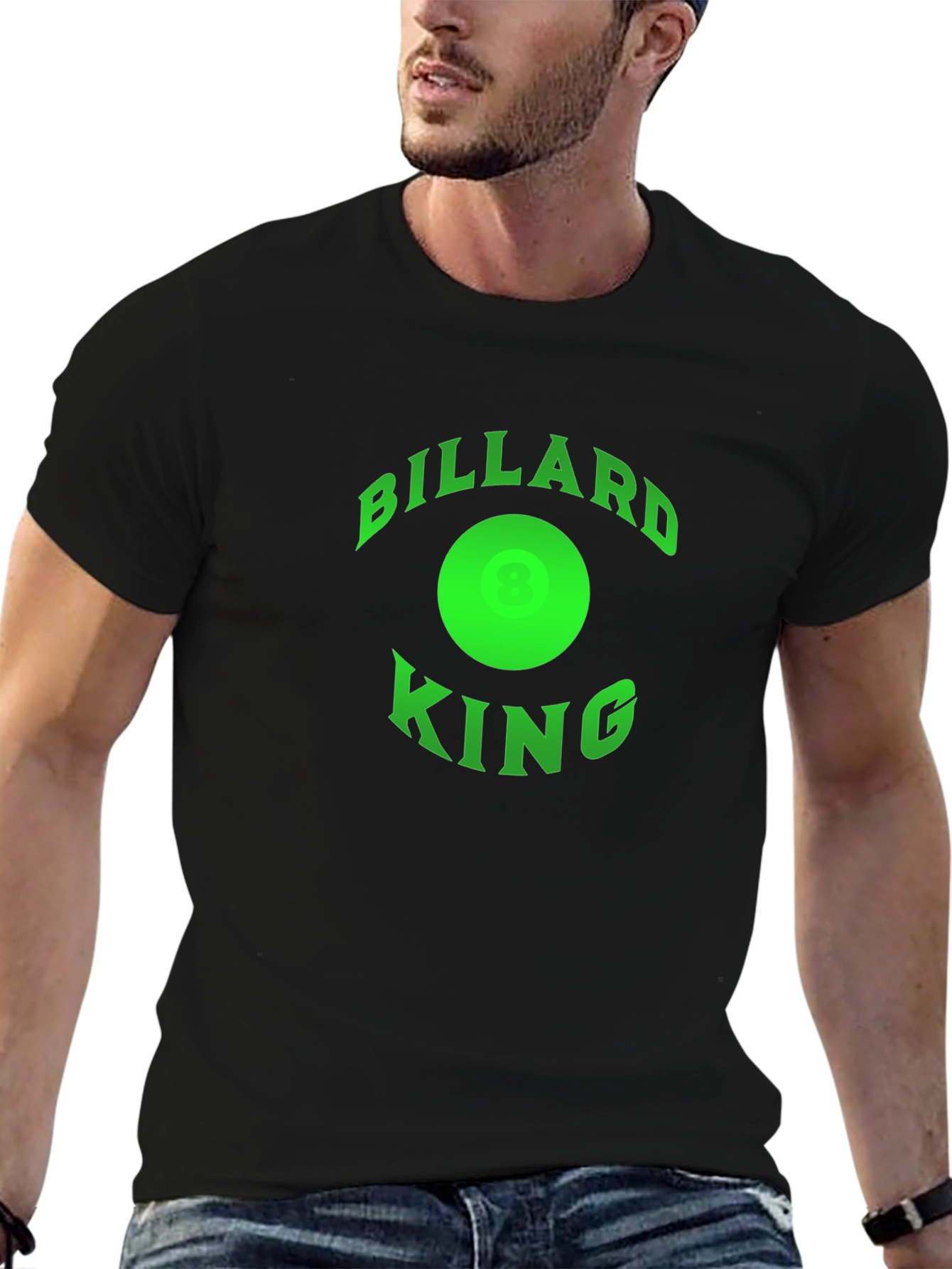 Billard King Black T-Shirt