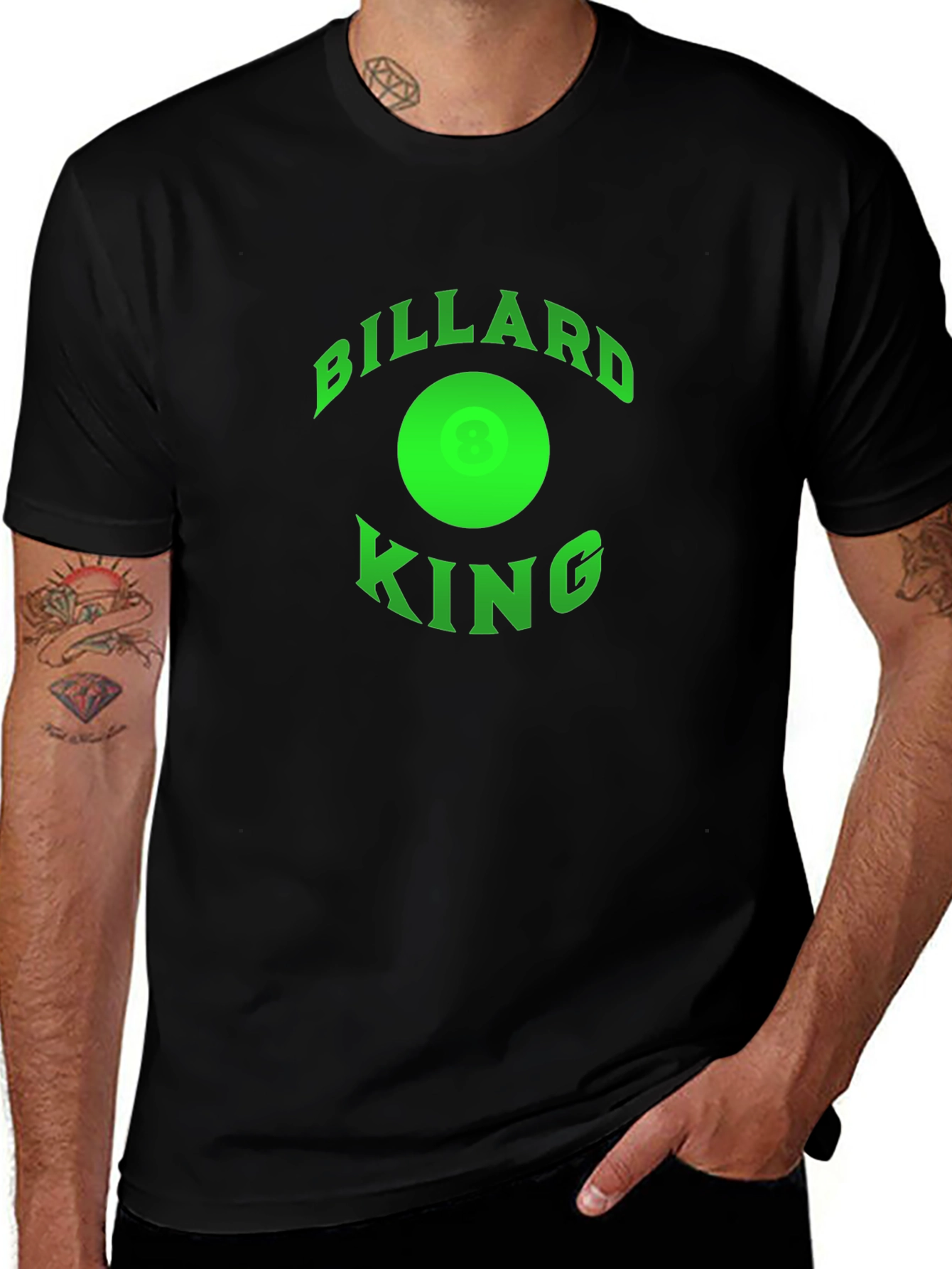 Billard King Black T-Shirt