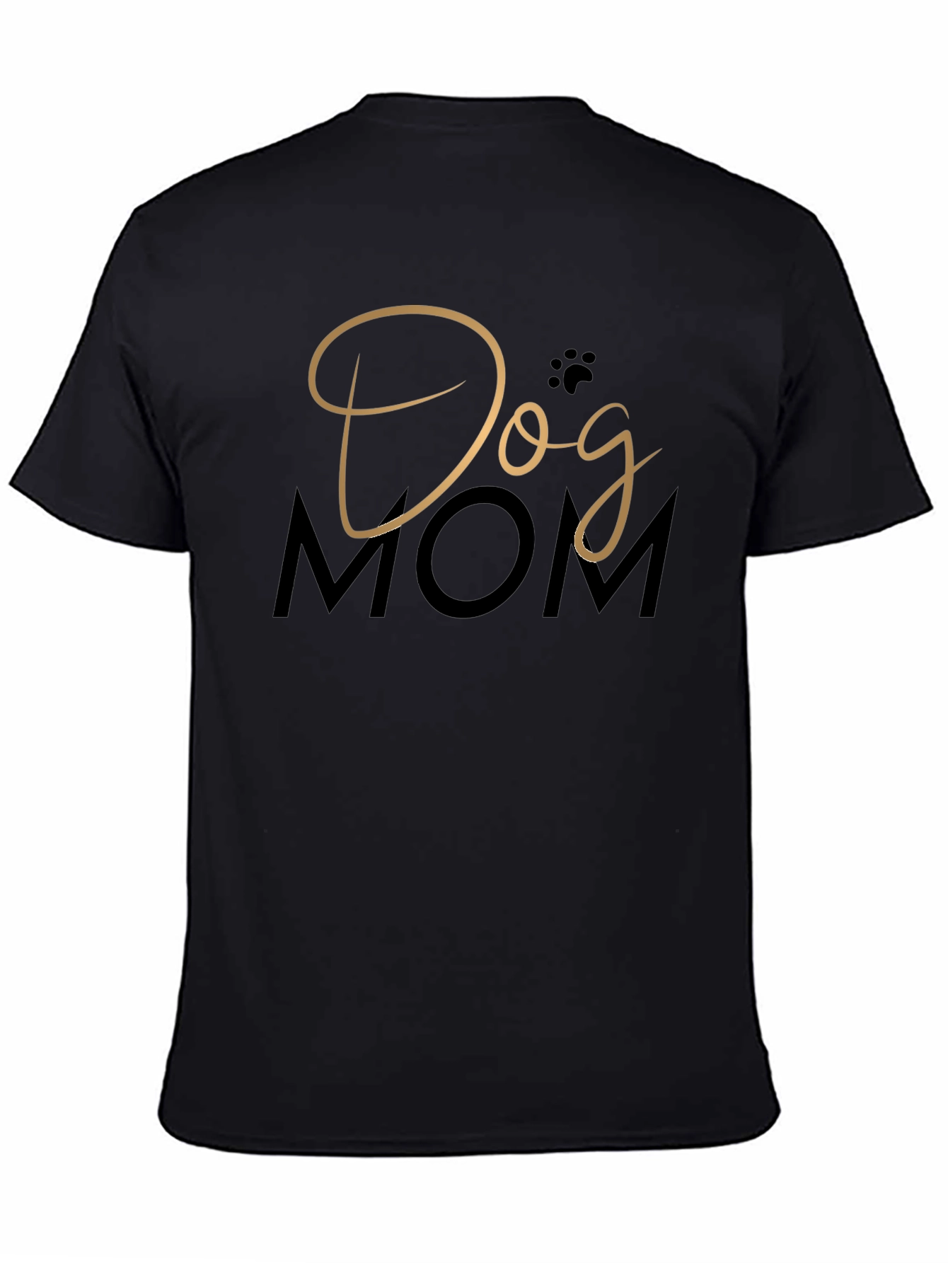 Dog Mom T-Shirt - Black