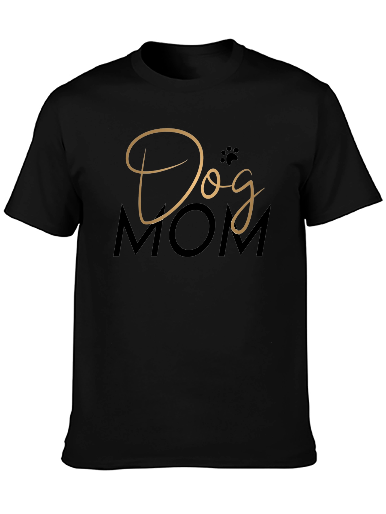 Dog Mom T-Shirt - Black