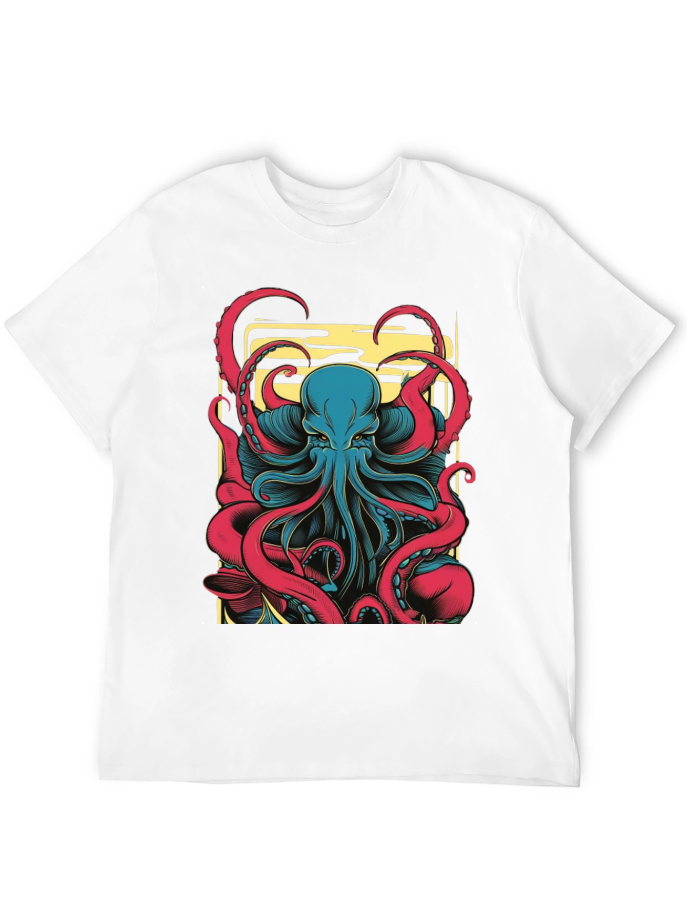Octopus Graphic Black T-Shirt
