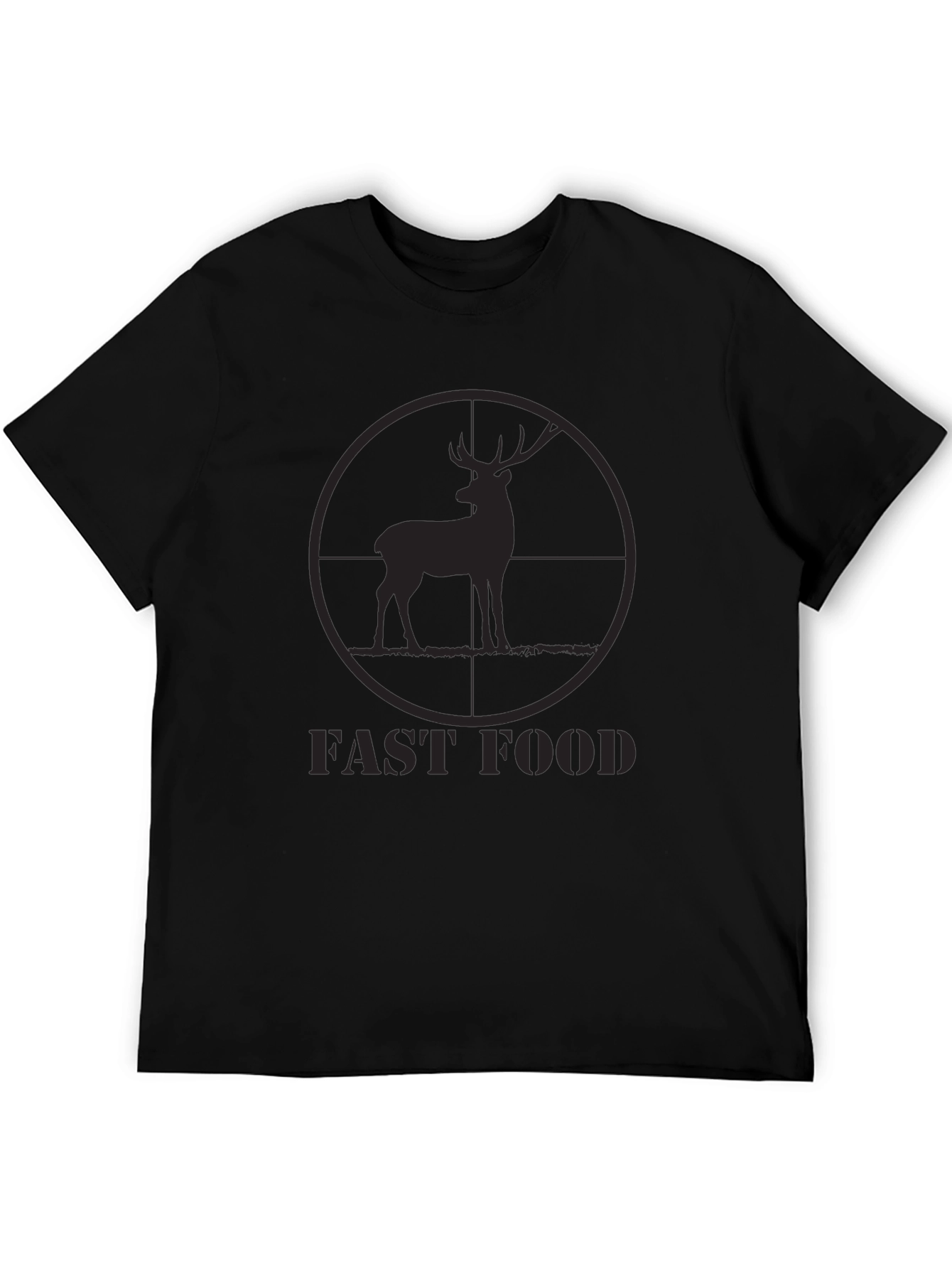 Fast Food Deer Target T-Shirt - Hunting Humor