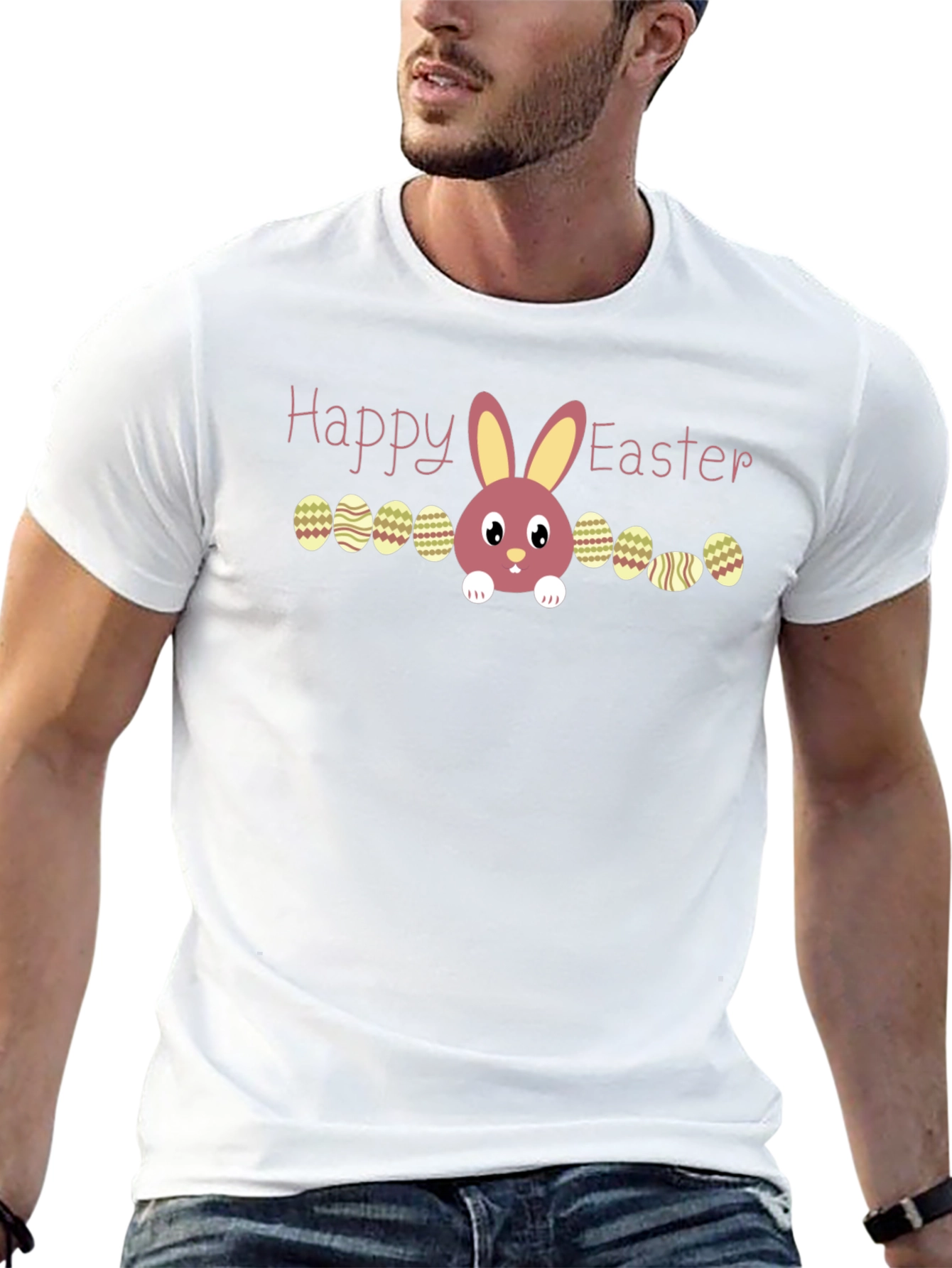 Happy Easter Bunny T-Shirt - Cute Easter Tee