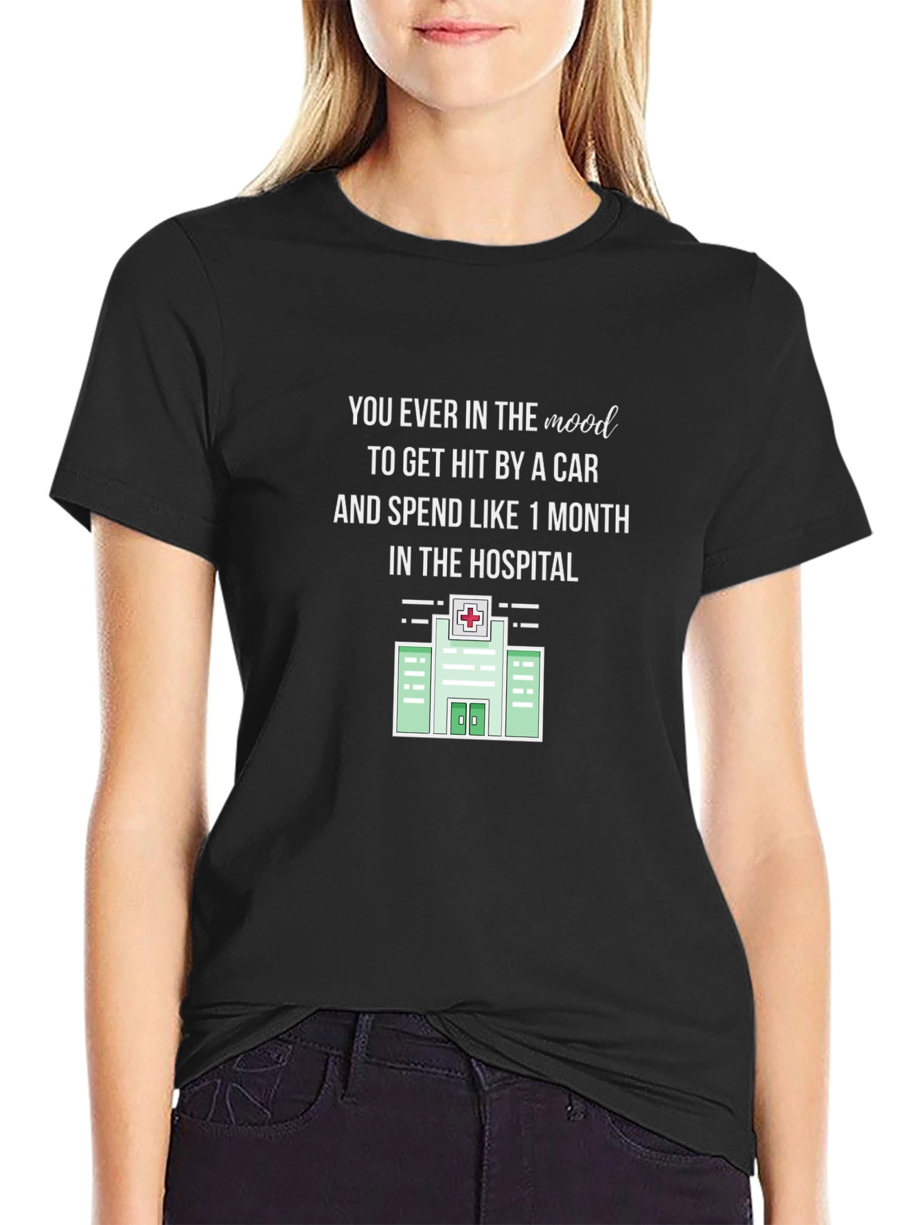 Humorous Hit By A Car T-Shirt