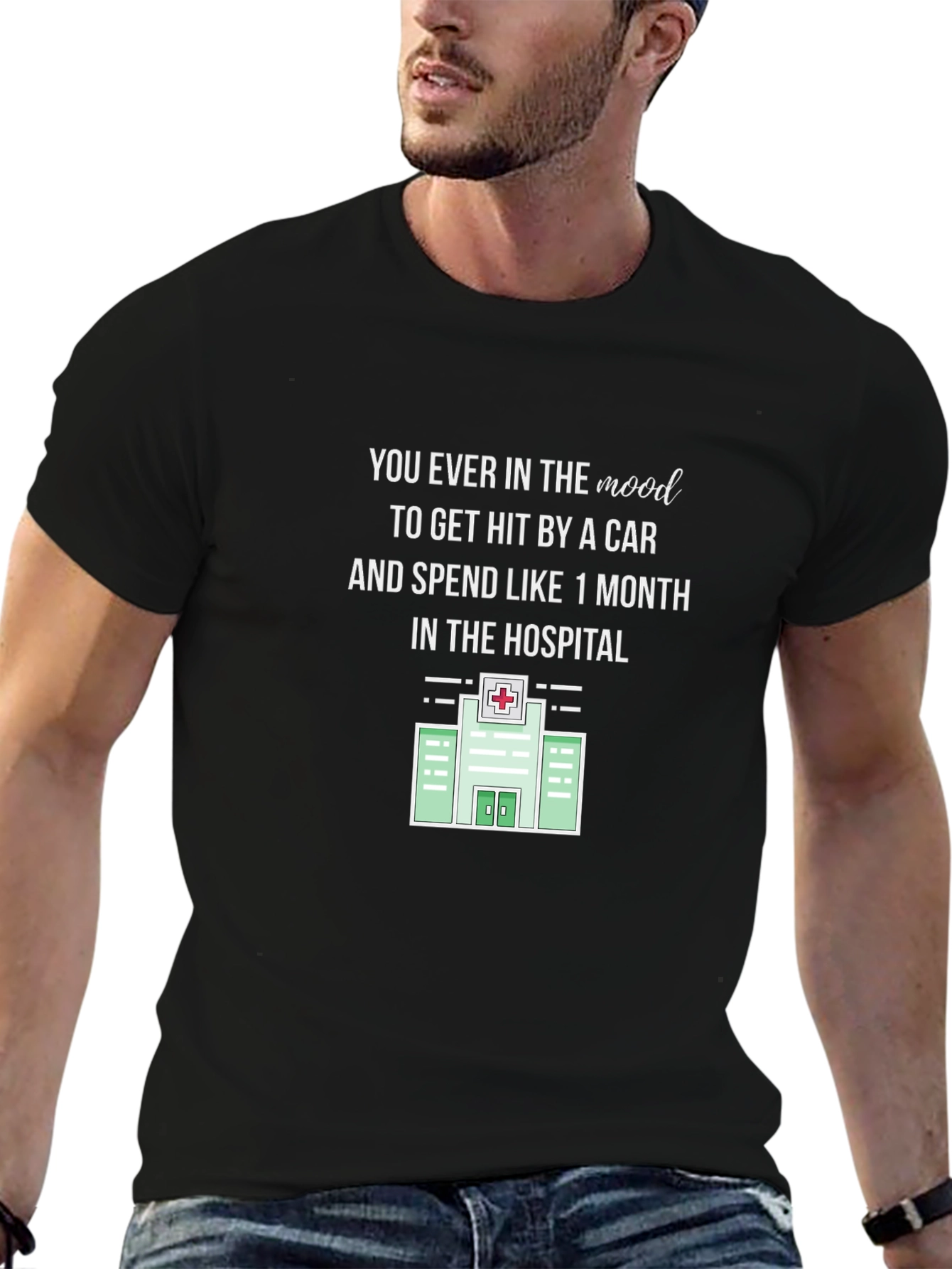 Humorous Hit By A Car T-Shirt
