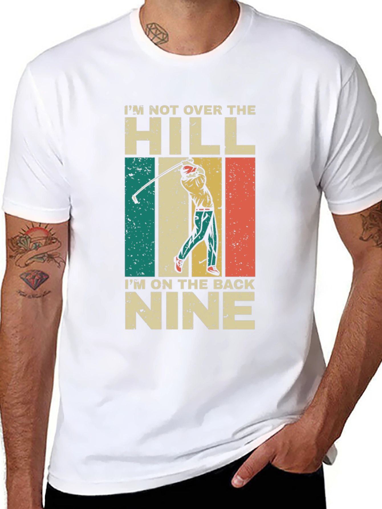 Funny Golf T-Shirt - Im On The Back Nine