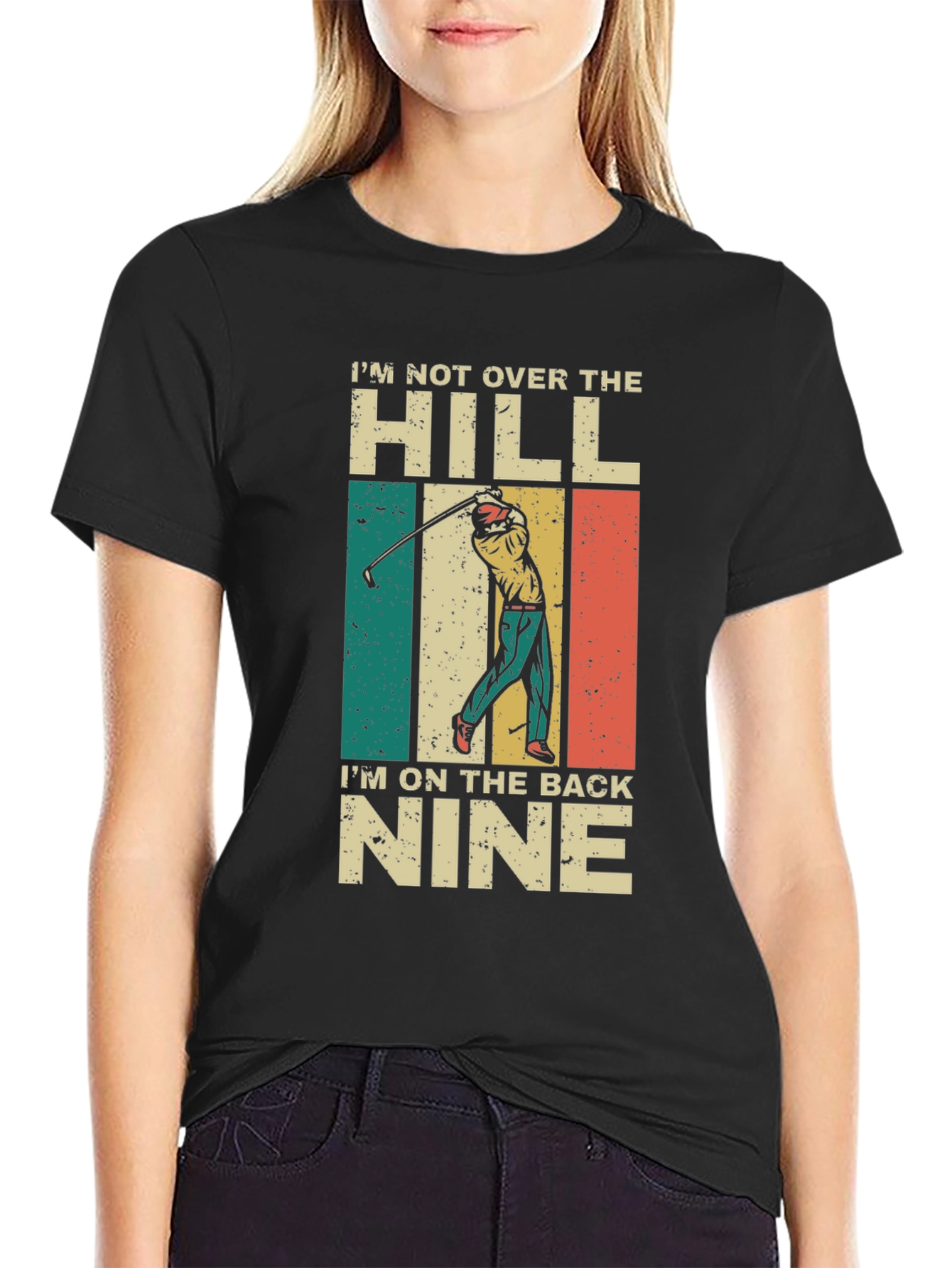 Funny Golf T-Shirt - Im On The Back Nine