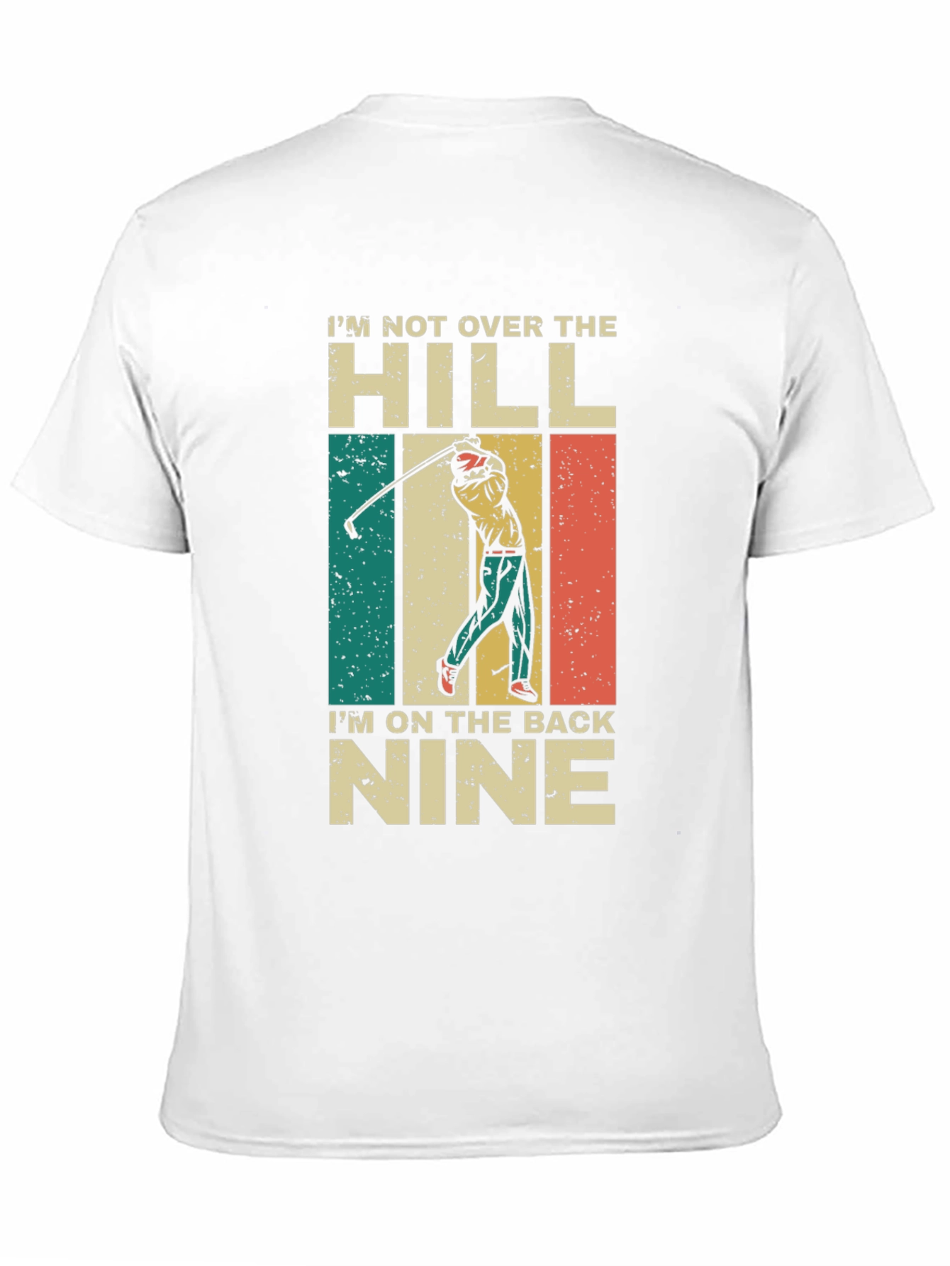 Funny Golf T-Shirt - Im On The Back Nine
