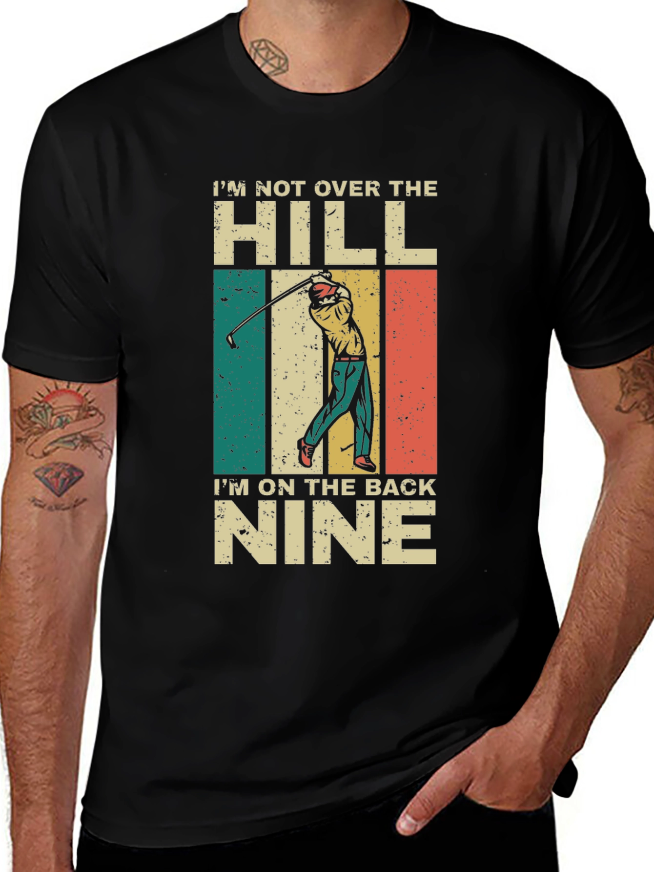 Funny Golf T-Shirt - Im On The Back Nine