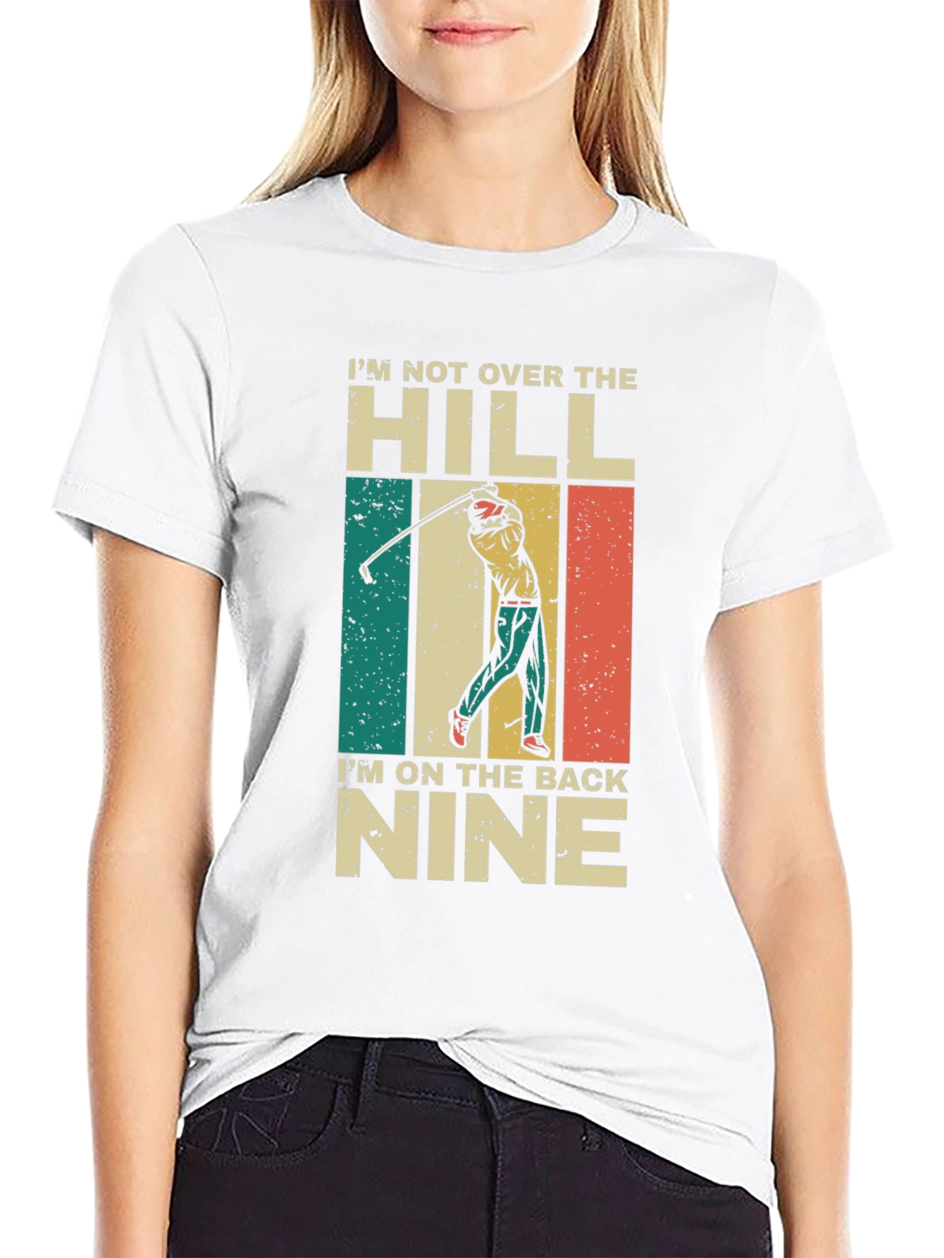 Funny Golf T-Shirt - Im On The Back Nine