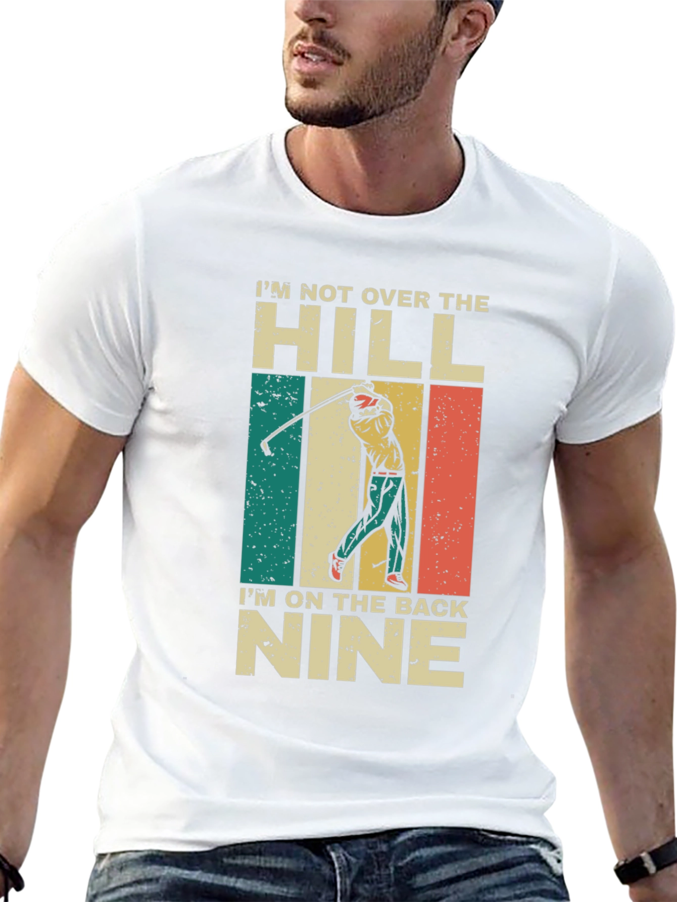 Funny Golf T-Shirt - Im On The Back Nine