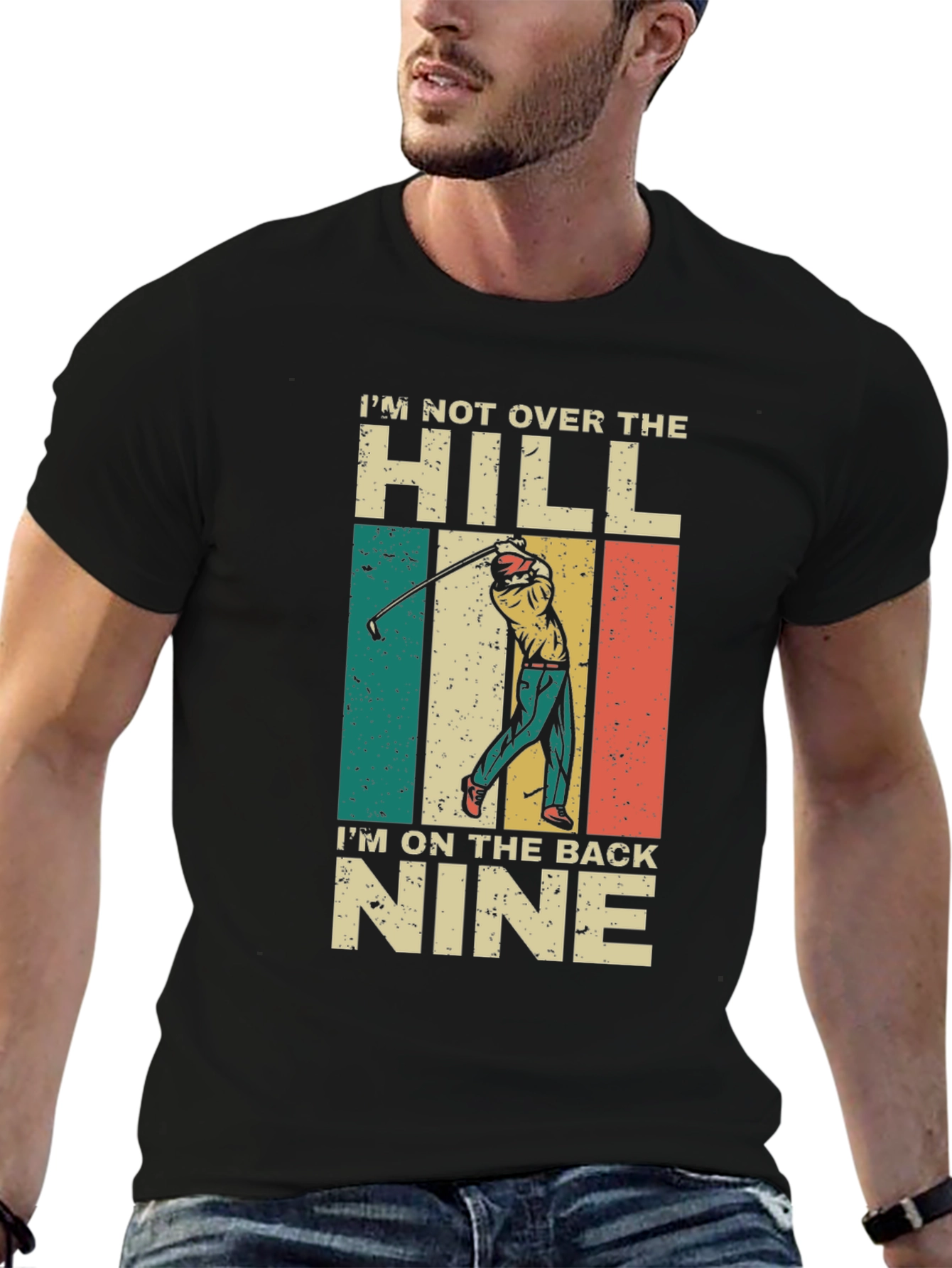 Funny Golf T-Shirt - Im On The Back Nine