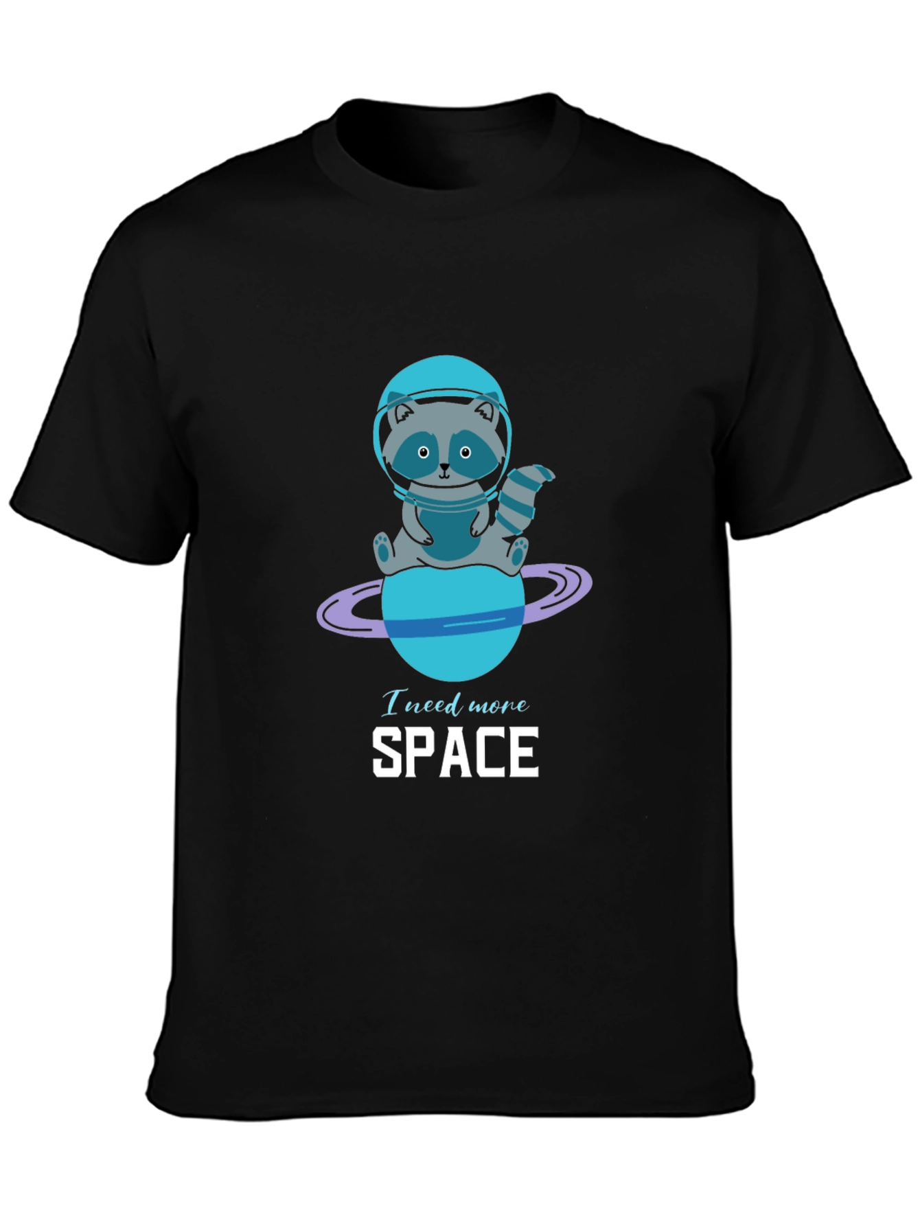 Need More Space Raccoon Graphic Tee