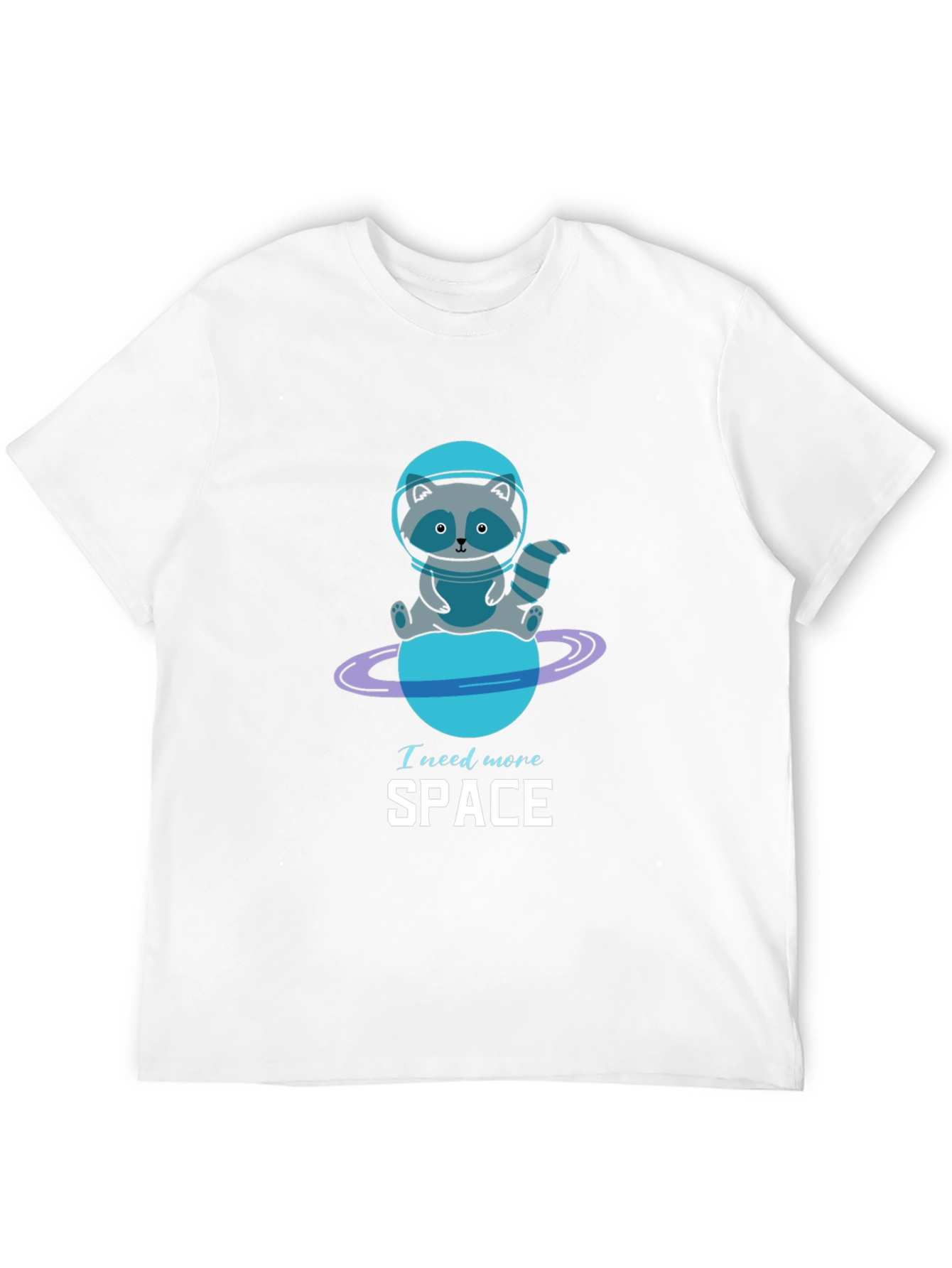 Need More Space Raccoon Graphic Tee
