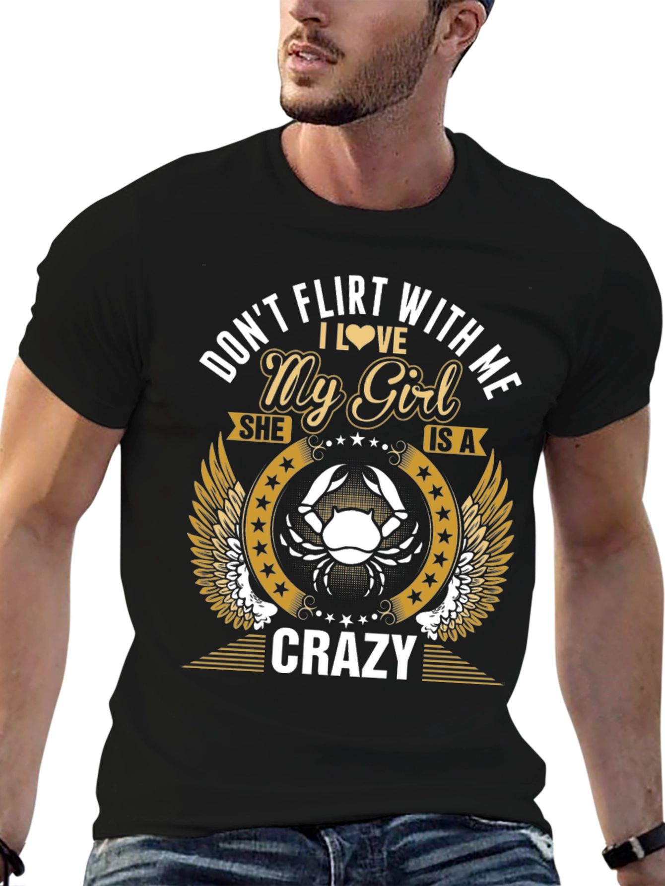 Dont Flirt With Me Crazy Girl T-Shirt