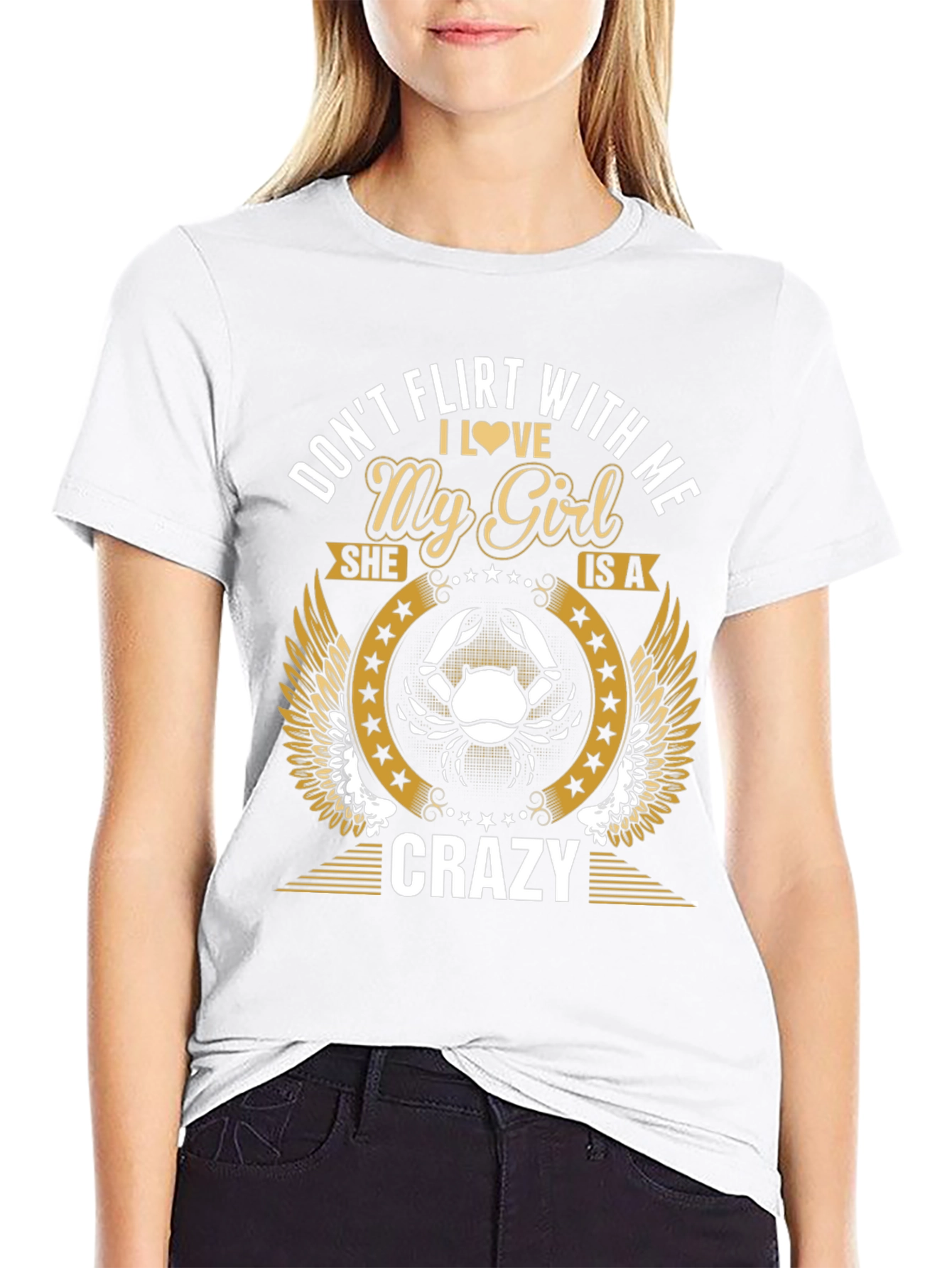 Dont Flirt With Me Crazy Girl T-Shirt