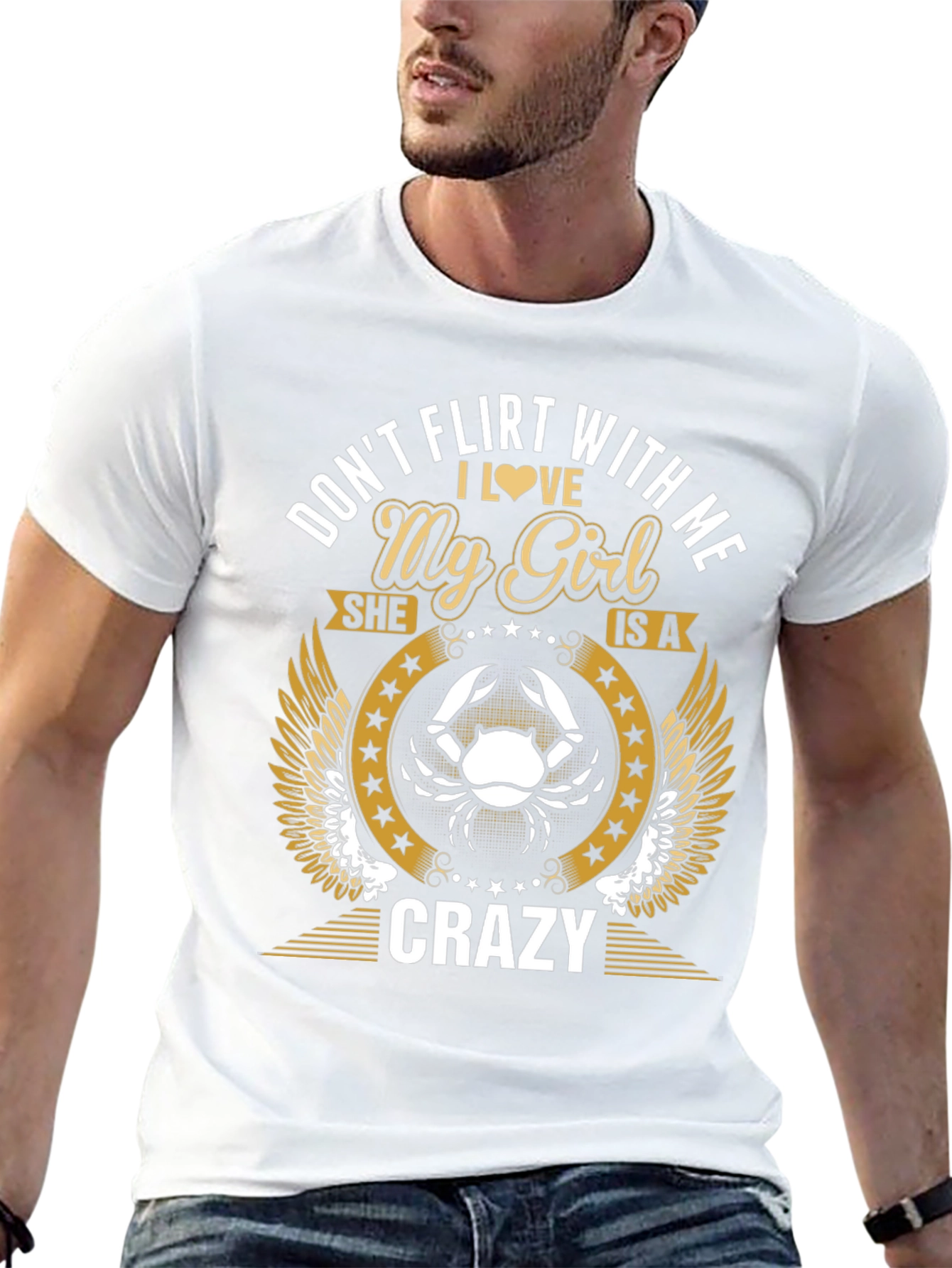 Dont Flirt With Me Crazy Girl T-Shirt