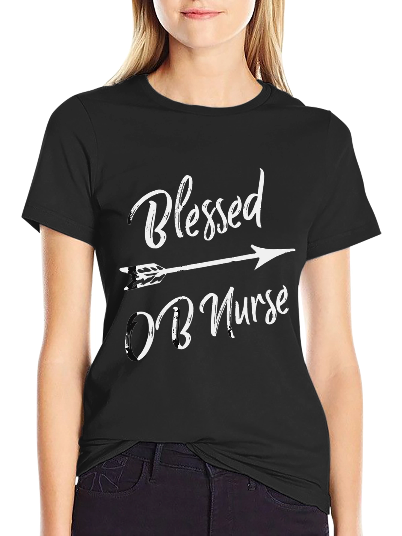 Blessed OB Nurse T-Shirt - Stylish Gift