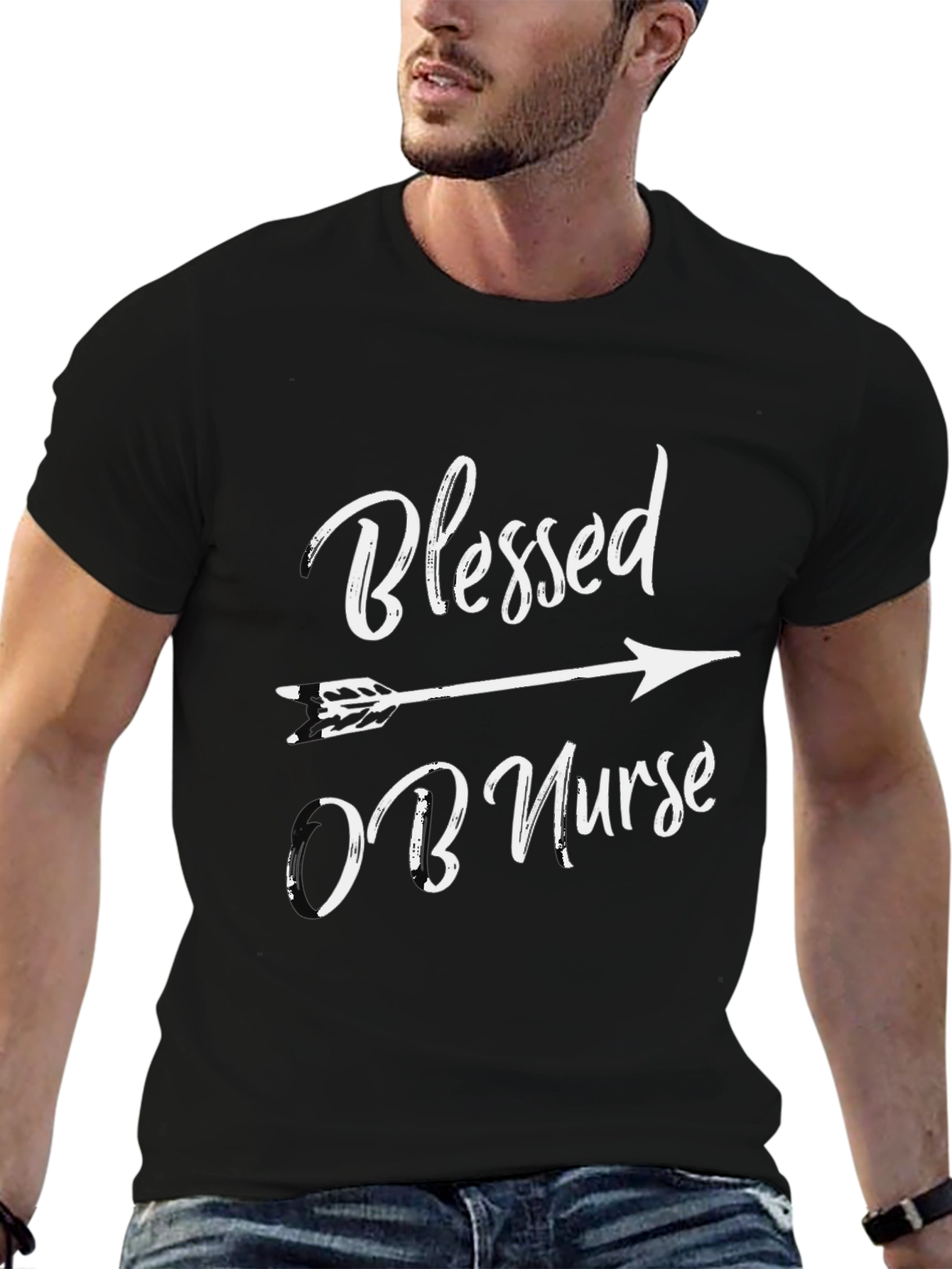 Blessed OB Nurse T-Shirt - Stylish Gift